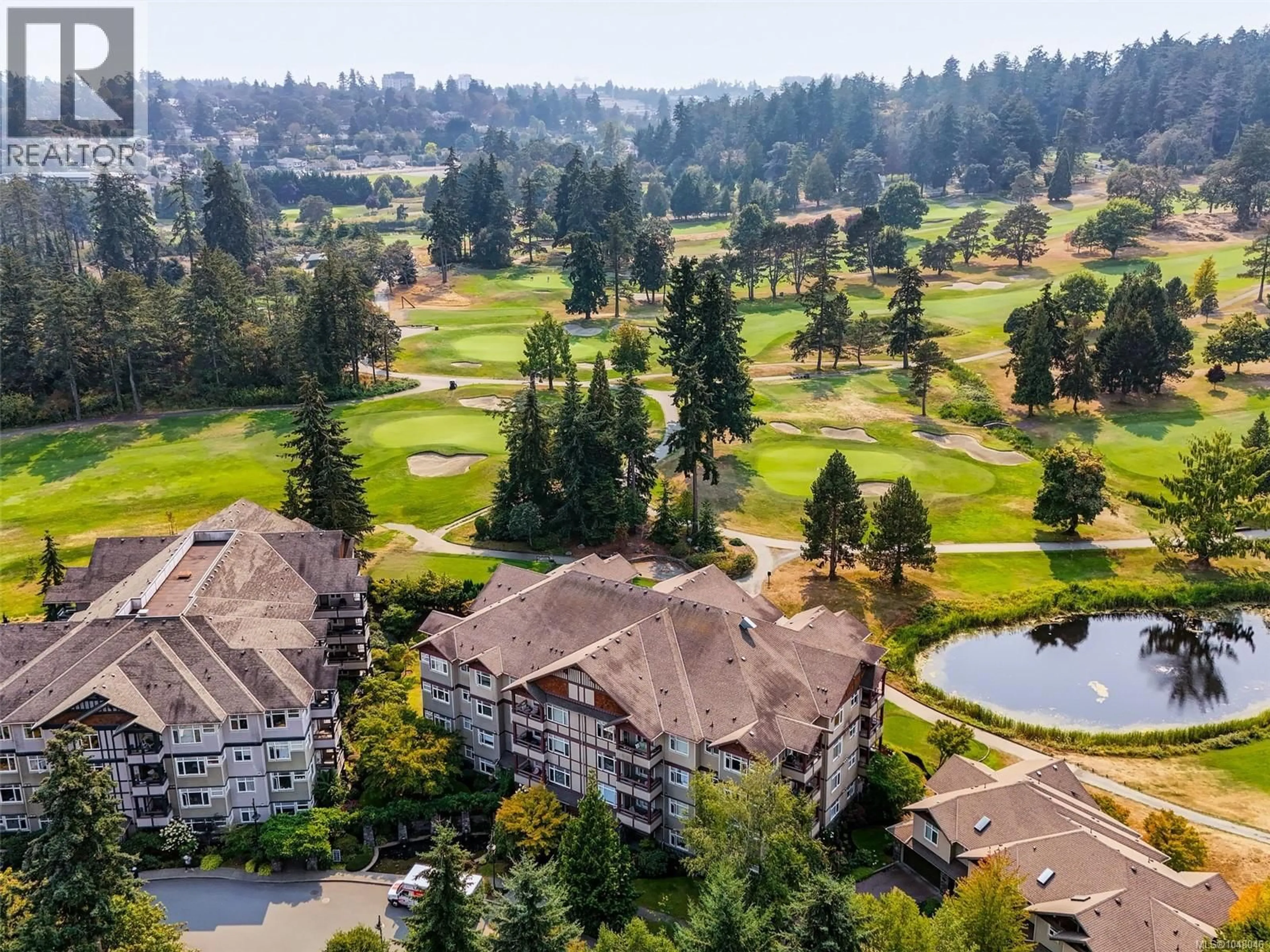 A pic from outside/outdoor area/front of a property/back of a property/a pic from drone, water/lake/river/ocean view for 405E - 1115 CRAIGFLOWER ROAD, Esquimalt British Columbia V9A7R1