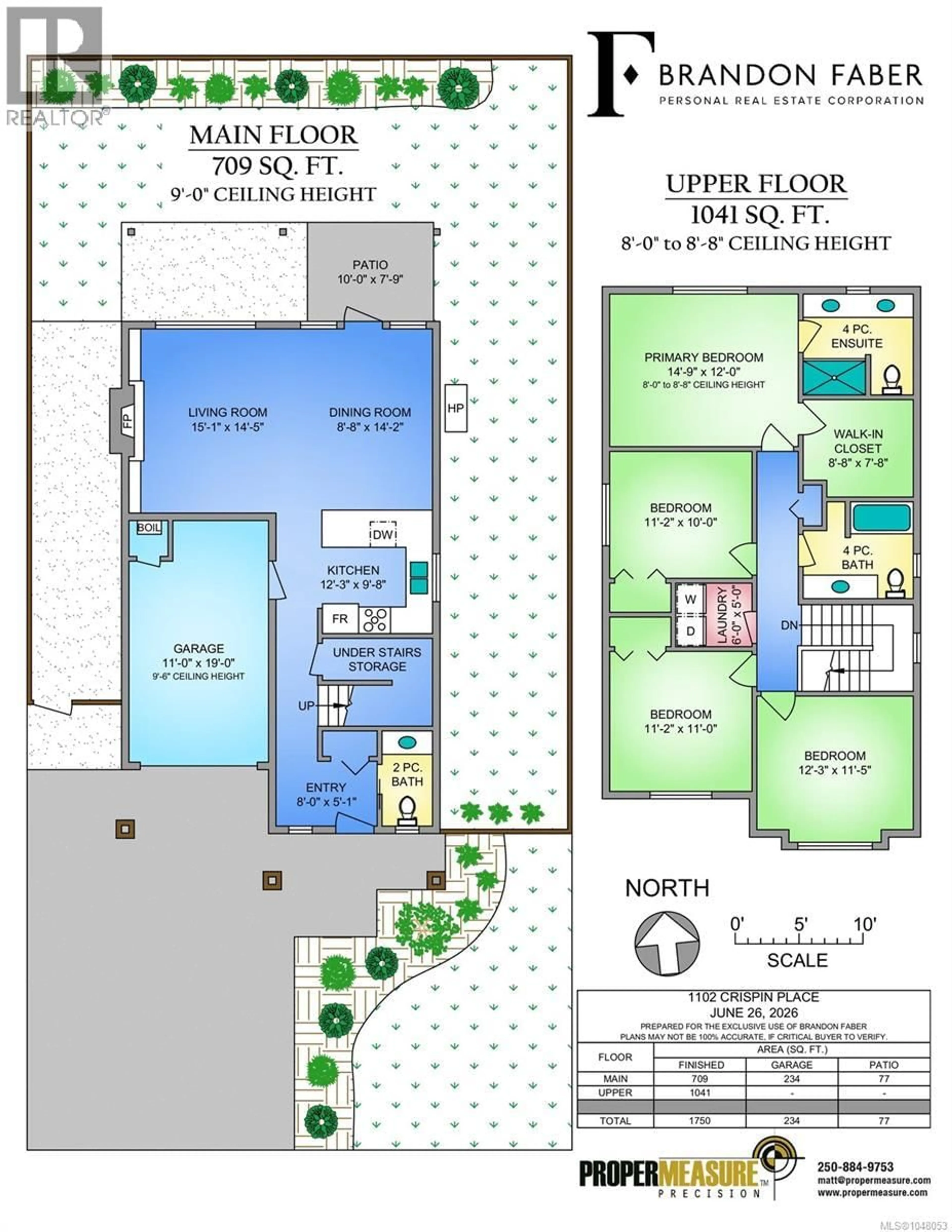 Floor plan for 1102 CRISPIN PLACE, Langford British Columbia V9C0M6