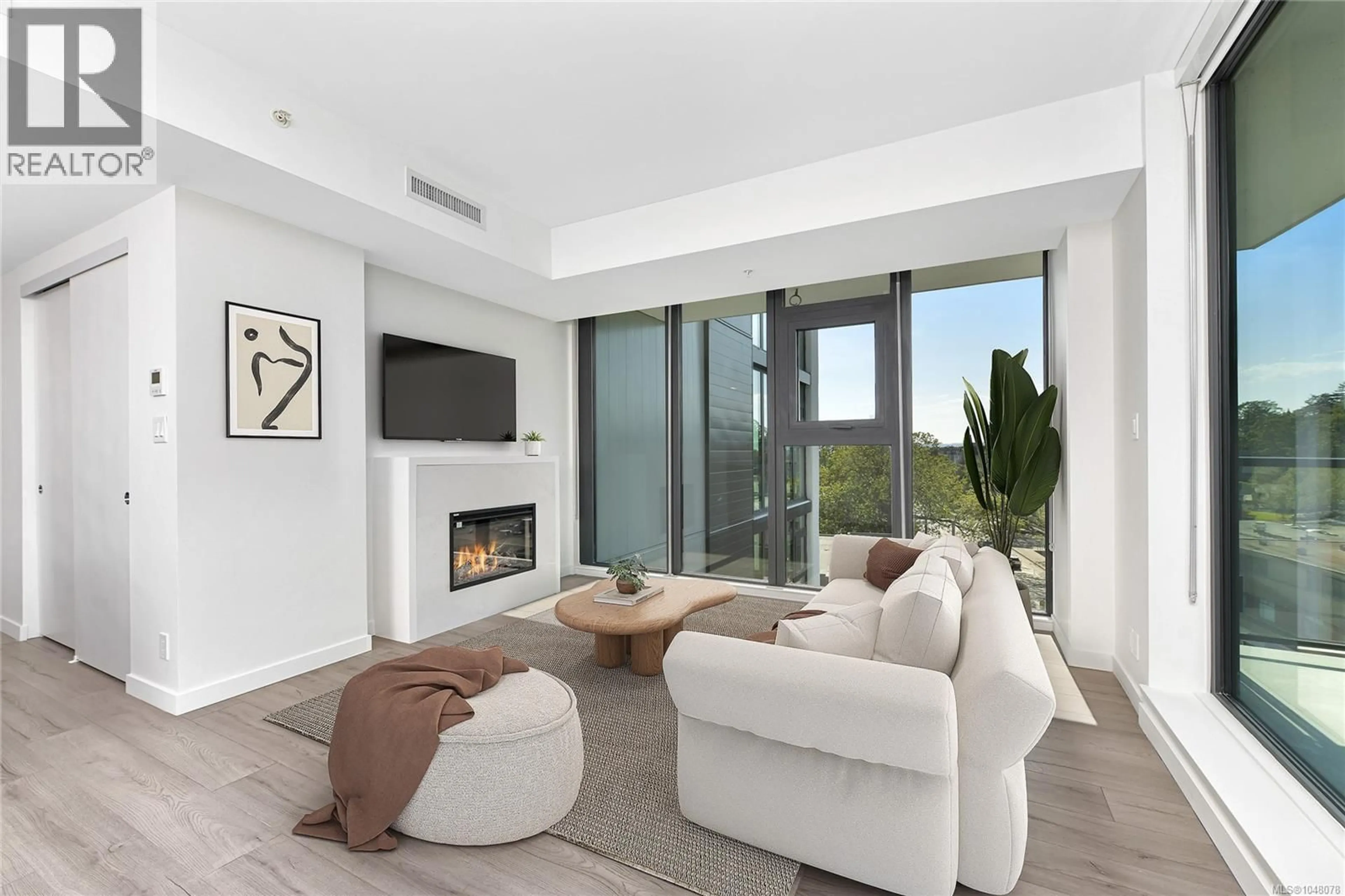 Living room with furniture, unknown for 608 - 899 ESQUIMALT ROAD, Esquimalt British Columbia V9A0L7