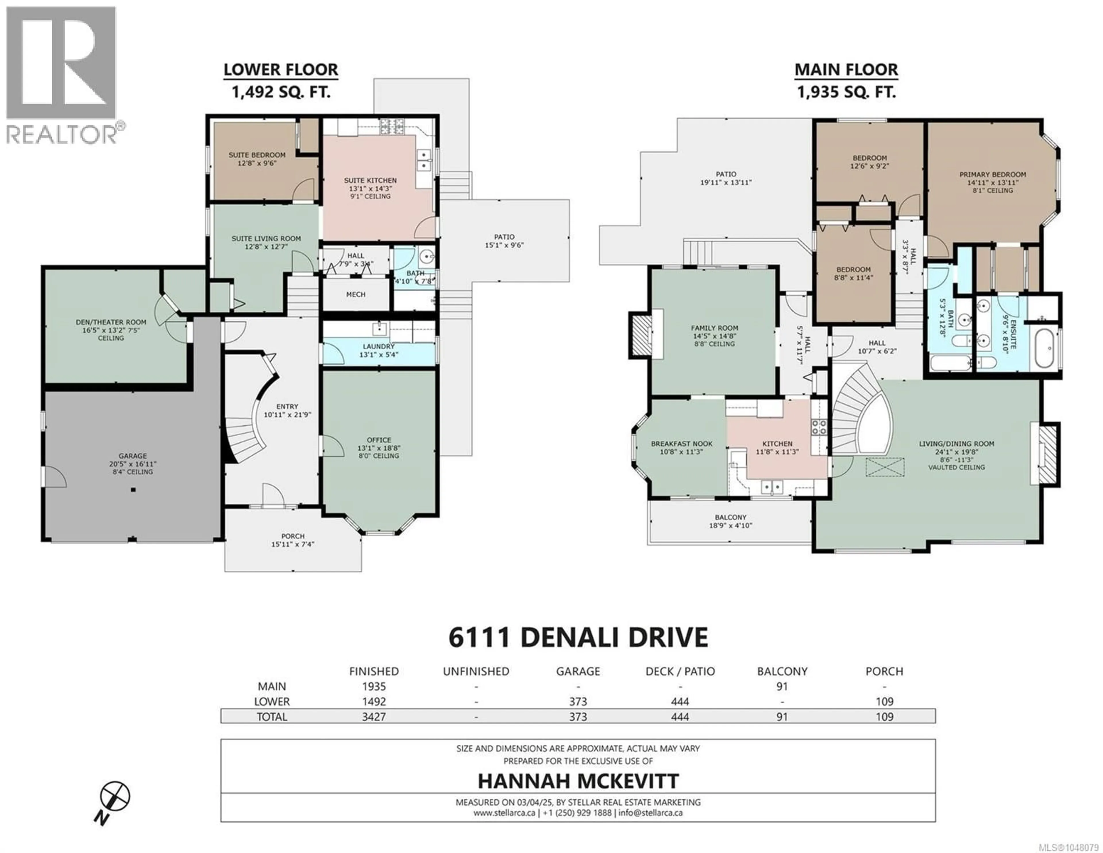 Floor plan for 6111 DENALI DRIVE, Duncan British Columbia V9L5N4