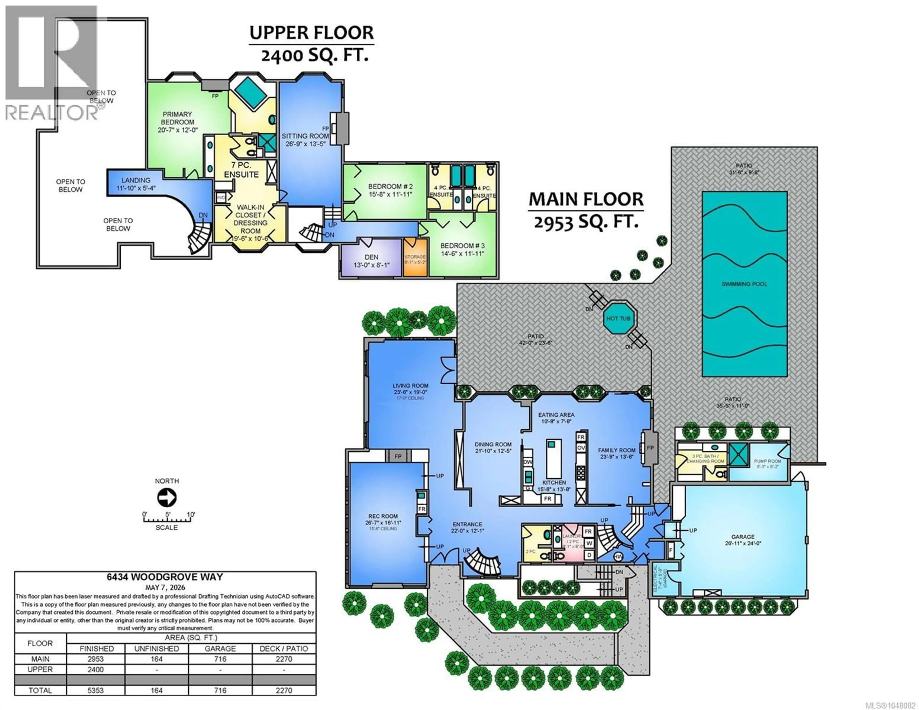 Floor plan for 6434 WOODGROVE WAY, Duncan British Columbia V9L5R4