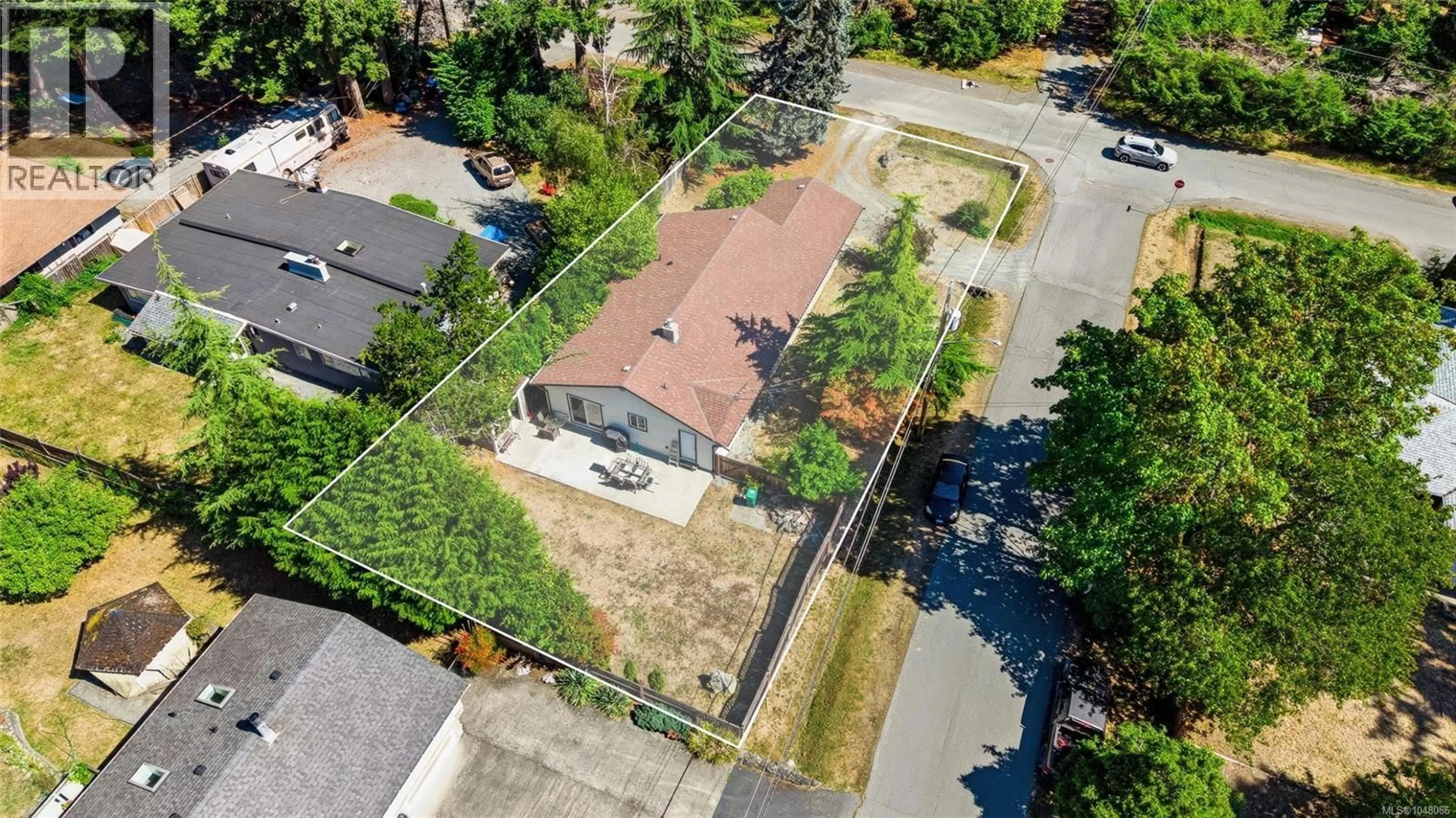 A pic from outside/outdoor area/front of a property/back of a property/a pic from drone, street for 3161 SINGLETON ROAD, Nanaimo British Columbia V9T2X4
