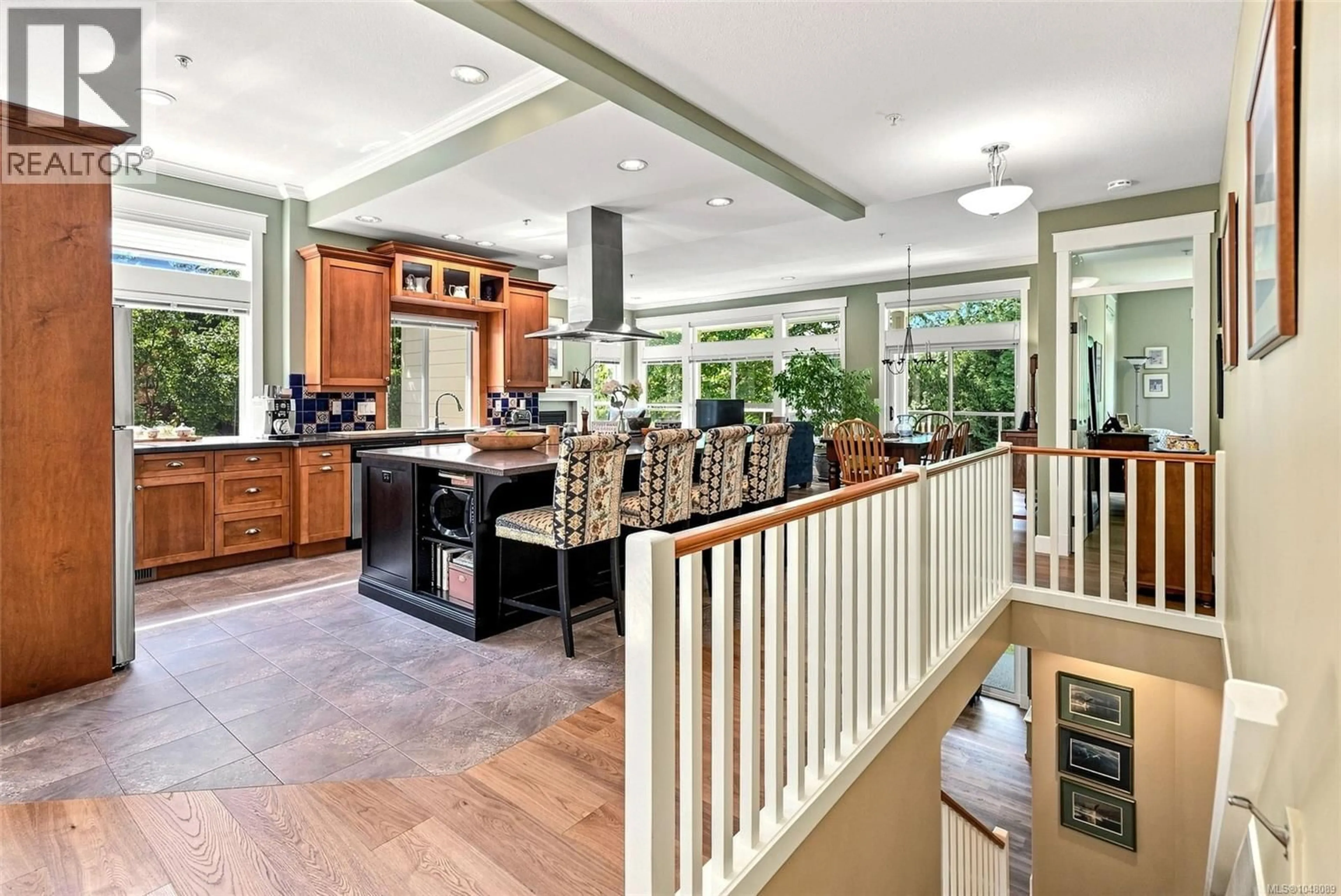 Open concept kitchen, ceramic/tile floor for 5790 GARNET PLACE, Nanaimo British Columbia V9T6S1