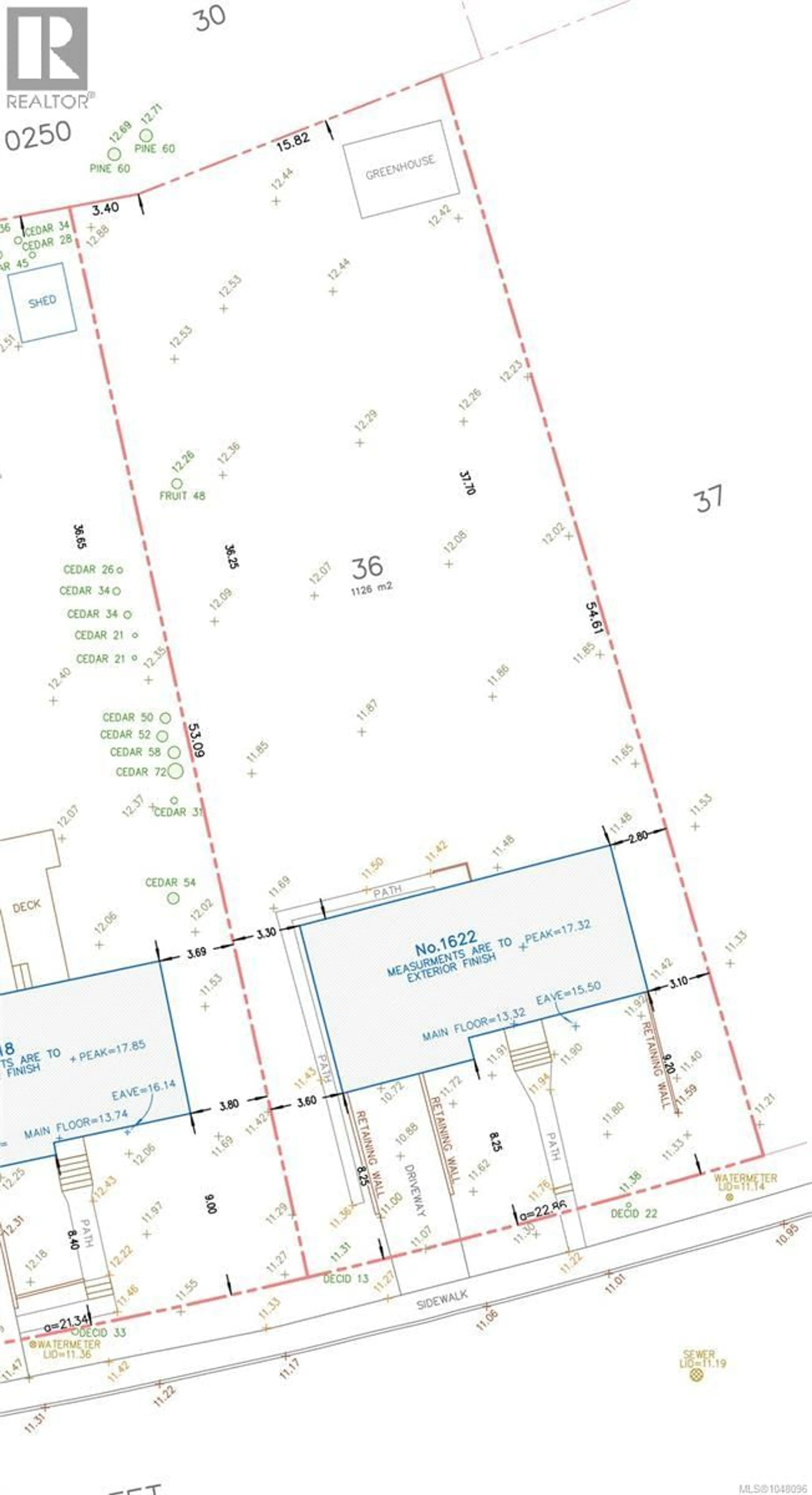 Picture of a map for 1622 RICHARDSON STREET, Victoria British Columbia V8S1R4