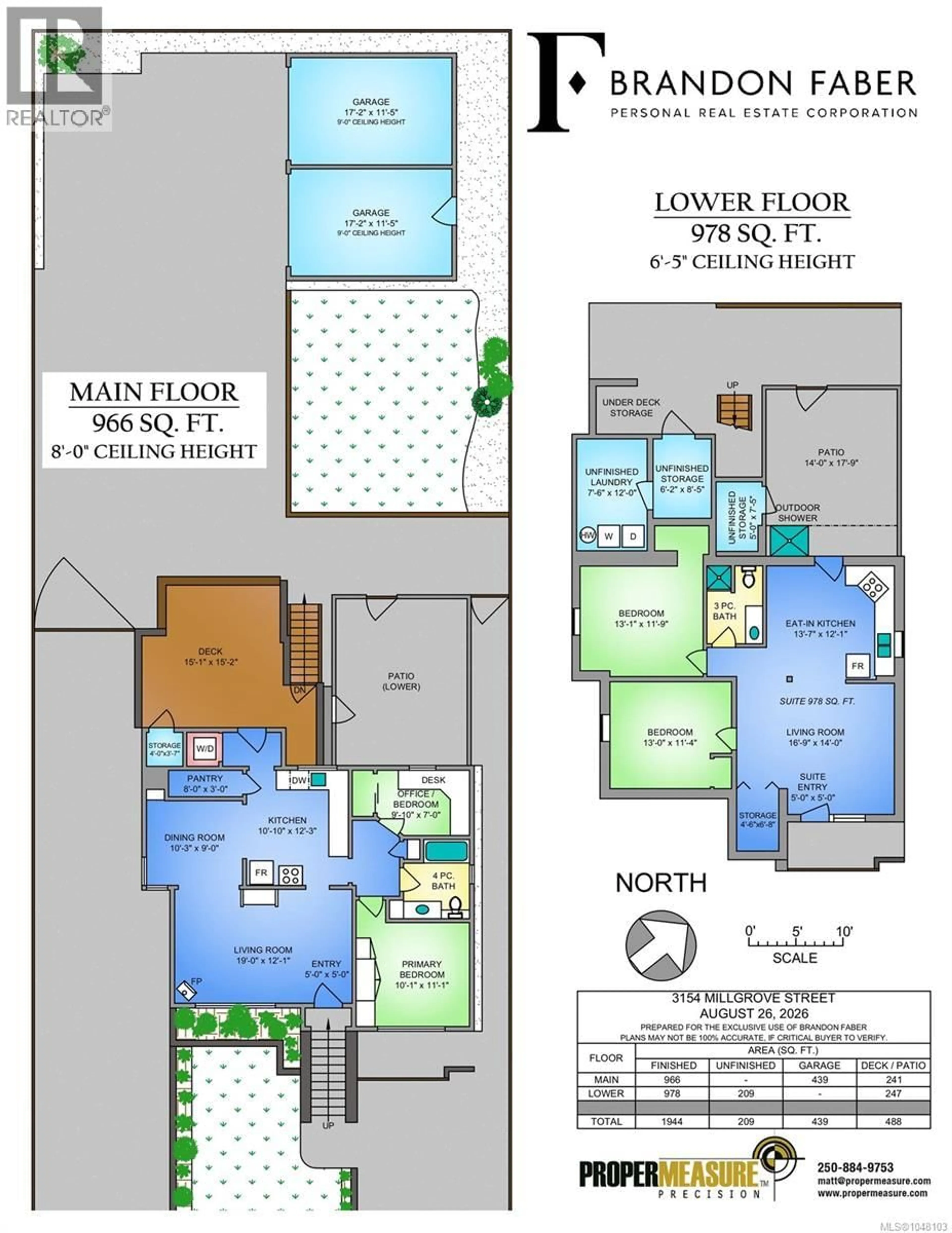 Floor plan for 3154 MILLGROVE STREET, Saanich British Columbia V9A1X6