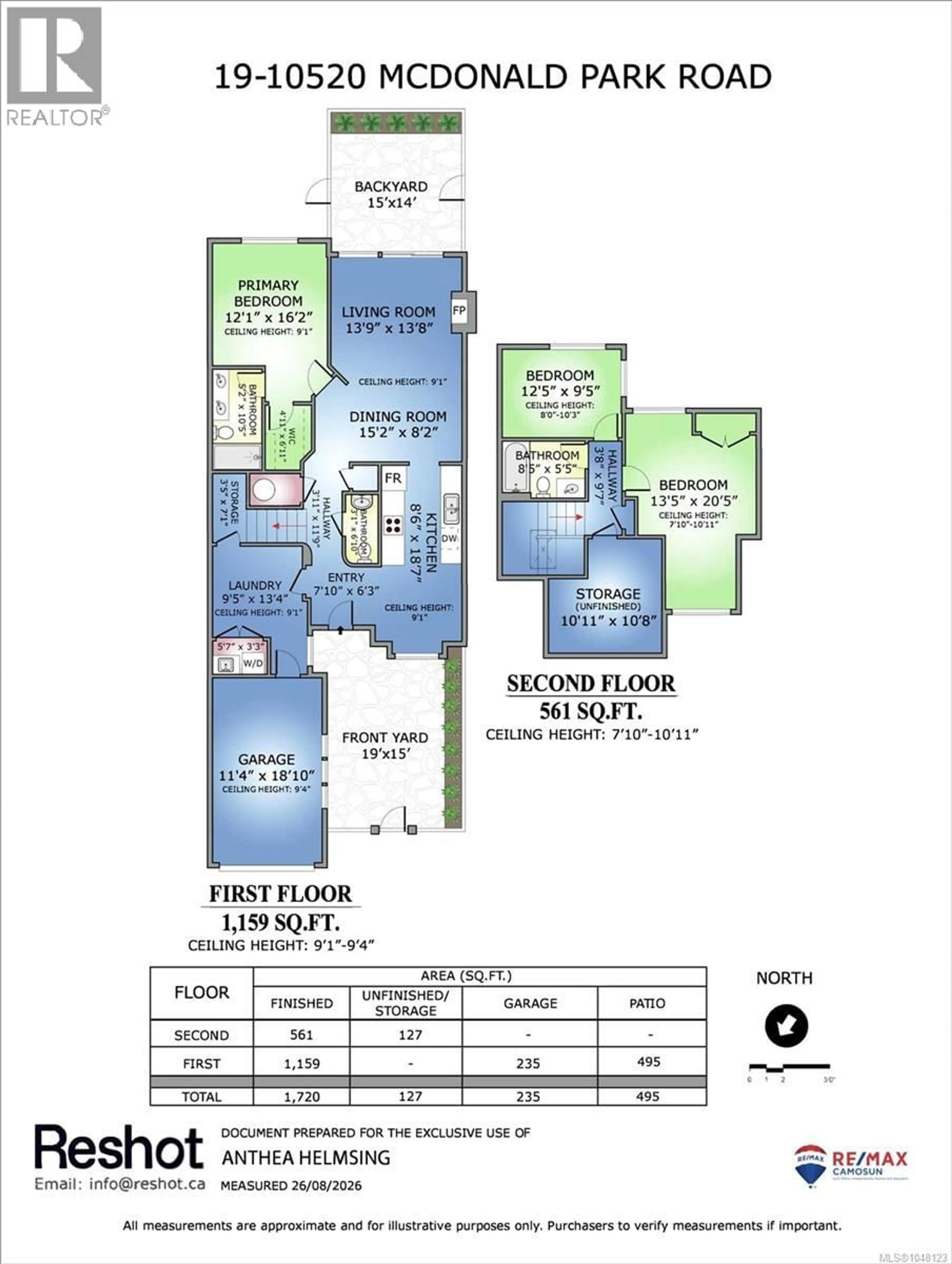 Floor plan for 19 - 10520 MCDONALD PARK ROAD, North Saanich British Columbia V8L0A3