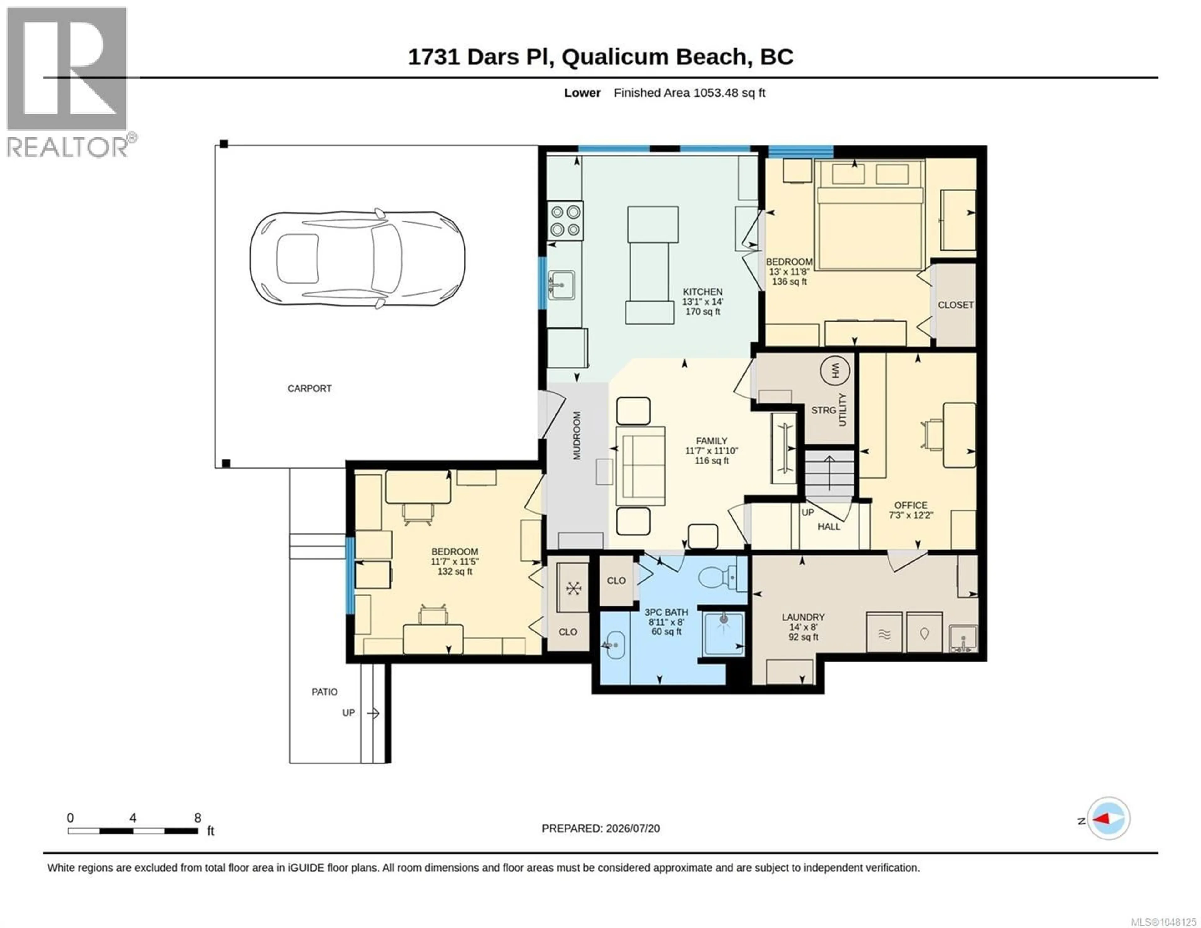 Floor plan for 1731 DAR'S PLACE, Qualicum Beach British Columbia V9K2S3