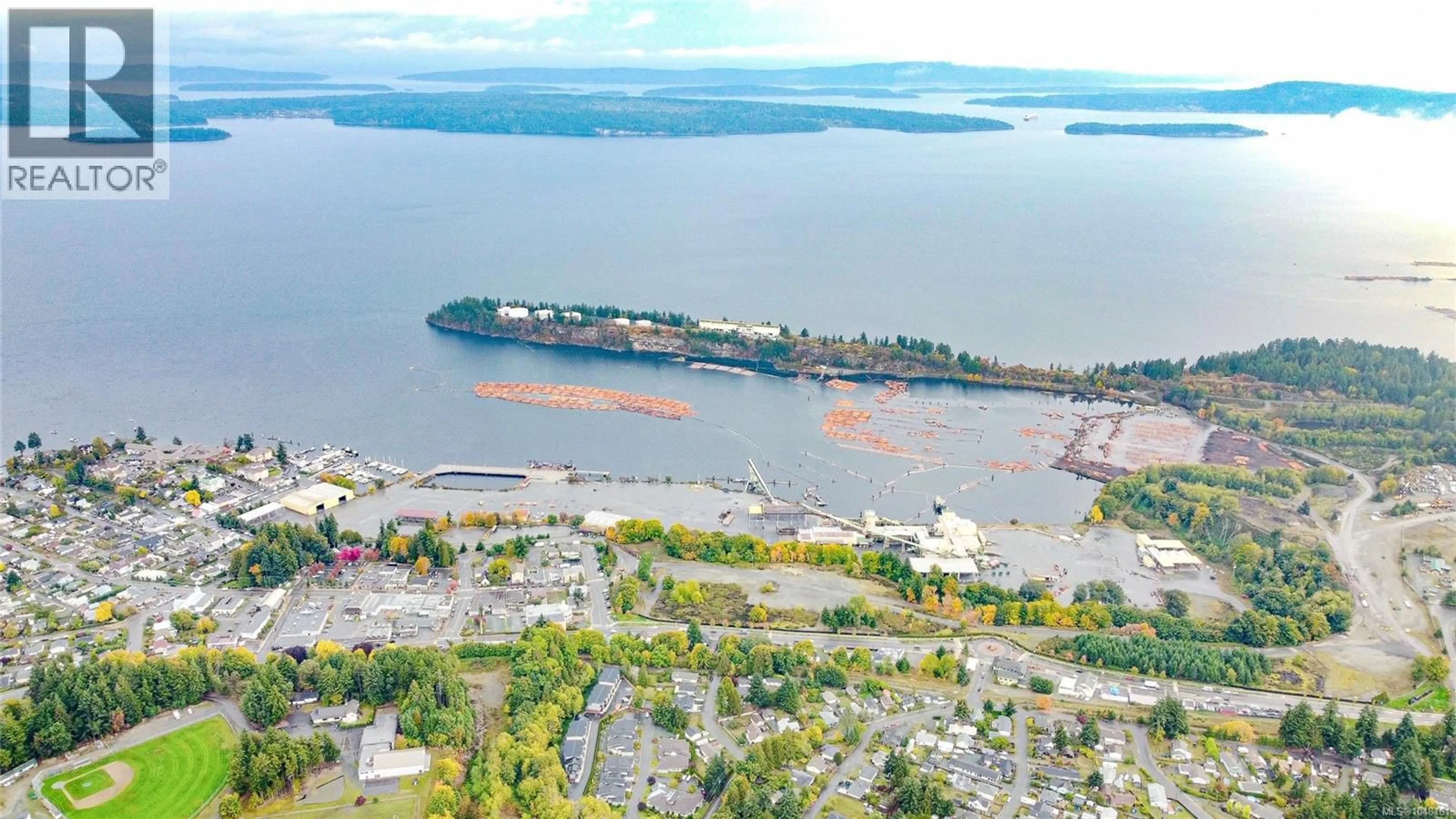 A pic from outside/outdoor area/front of a property/back of a property/a pic from drone, water/lake/river/ocean view for 149 - 3042 RIVER ROAD, Chemainus British Columbia V0R1K3