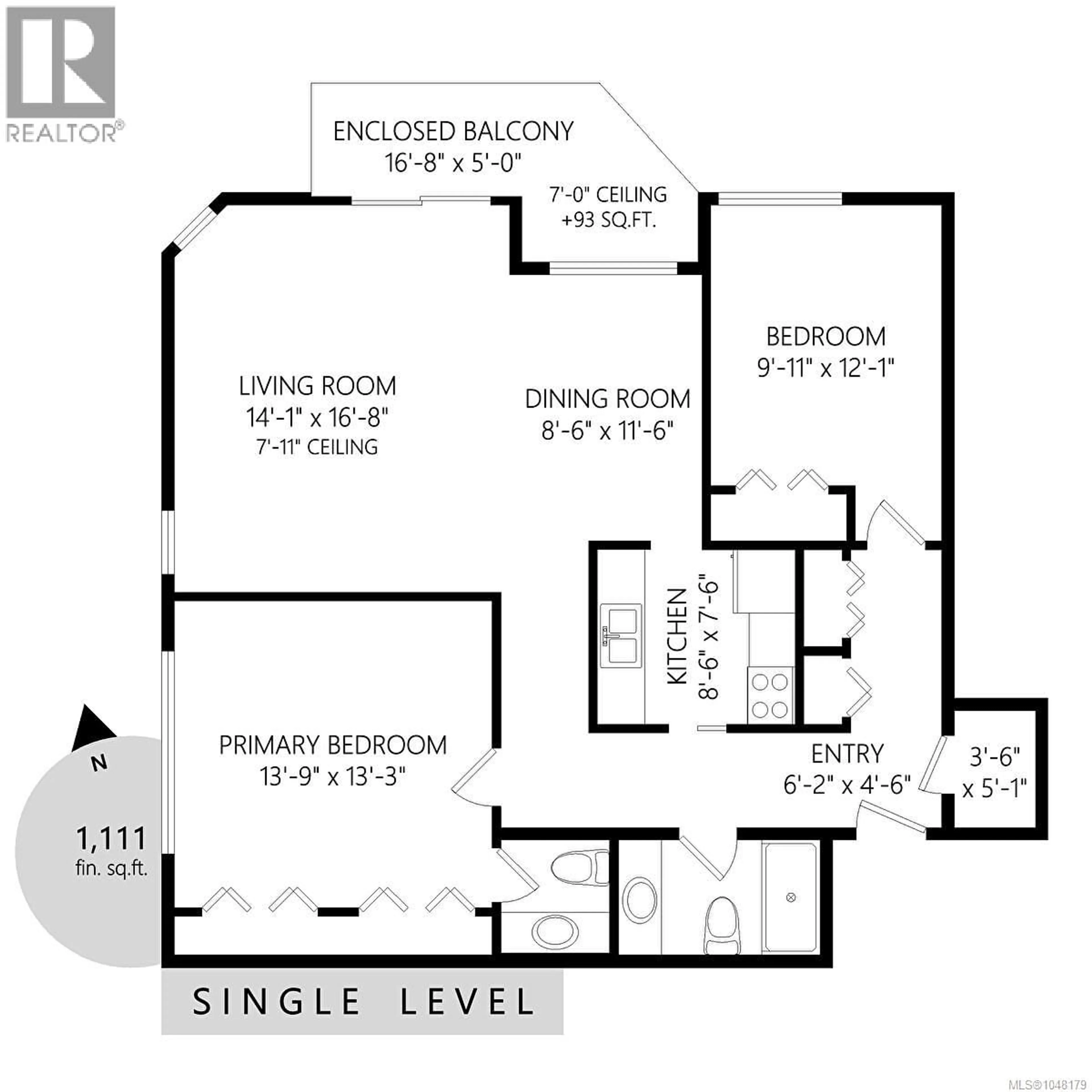 Floor plan for 401 - 1145 HILDA STREET, Victoria British Columbia V8V2Z5