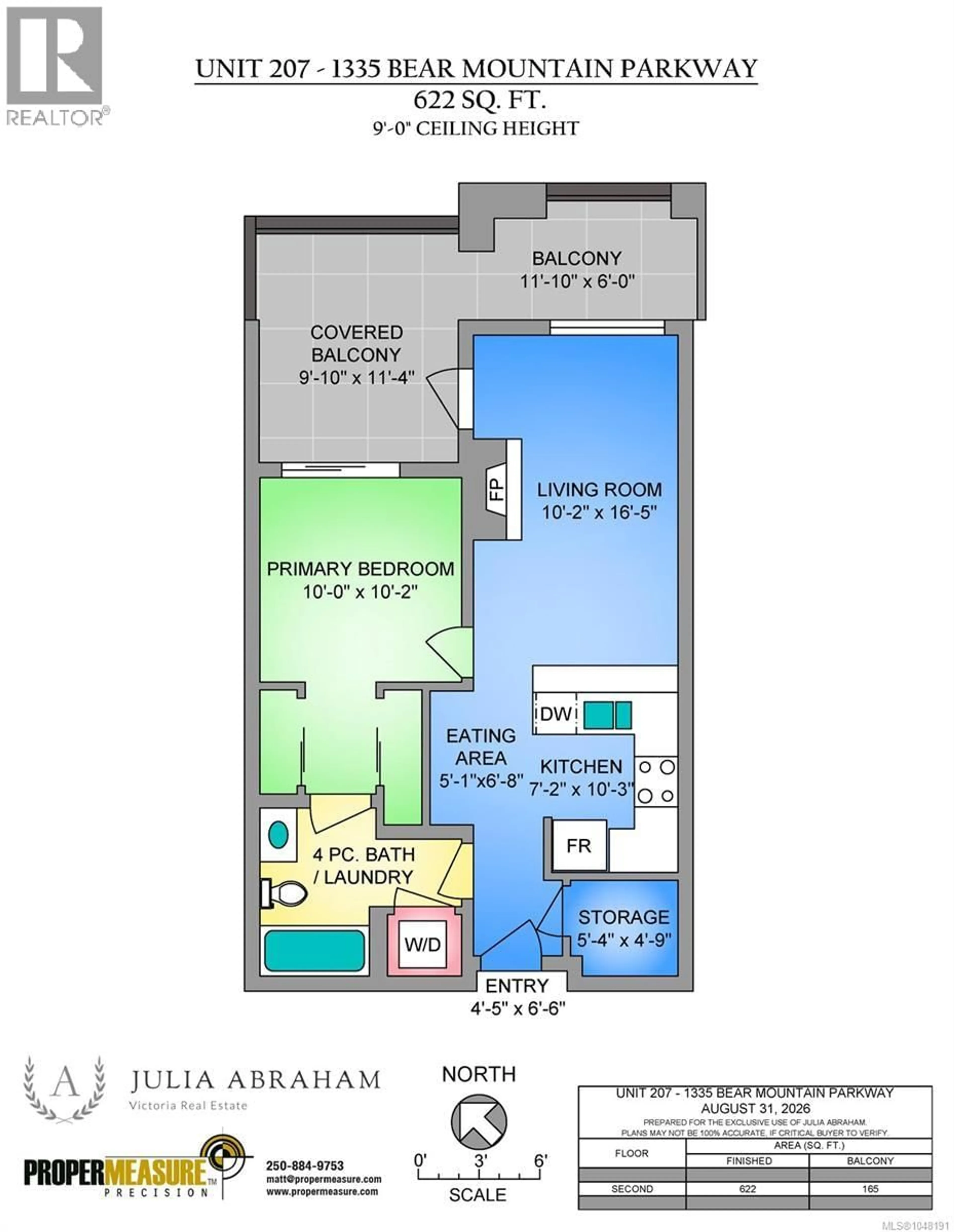 Floor plan for 207 - 1335 BEAR MOUNTAIN PARKWAY, Langford British Columbia V9B6T9