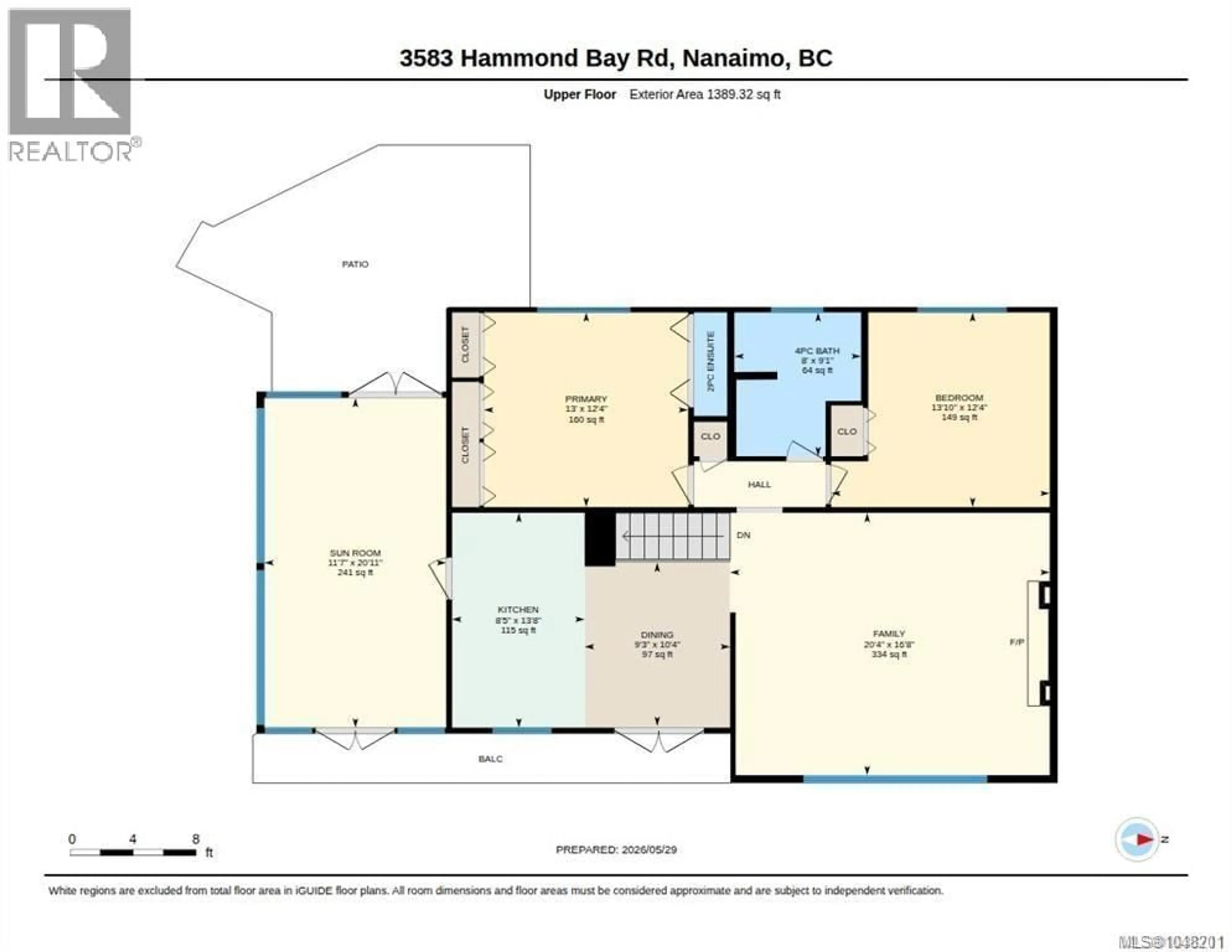Floor plan for 3583 HAMMOND BAY ROAD, Nanaimo British Columbia V9T1E8