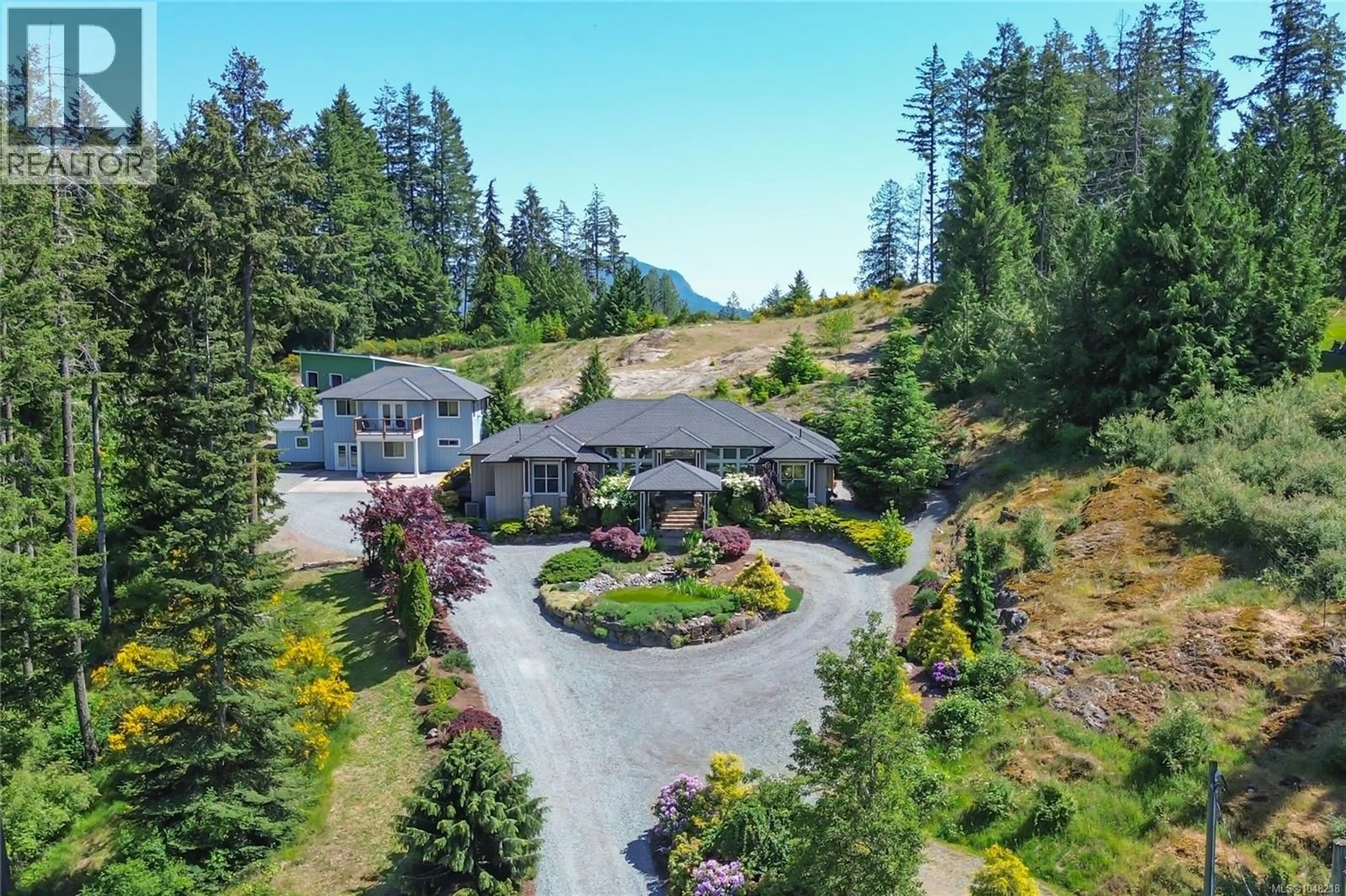 A pic from outside/outdoor area/front of a property/back of a property/a pic from drone, unknown for 7487 RELKE ROAD, Duncan British Columbia V9L6A7