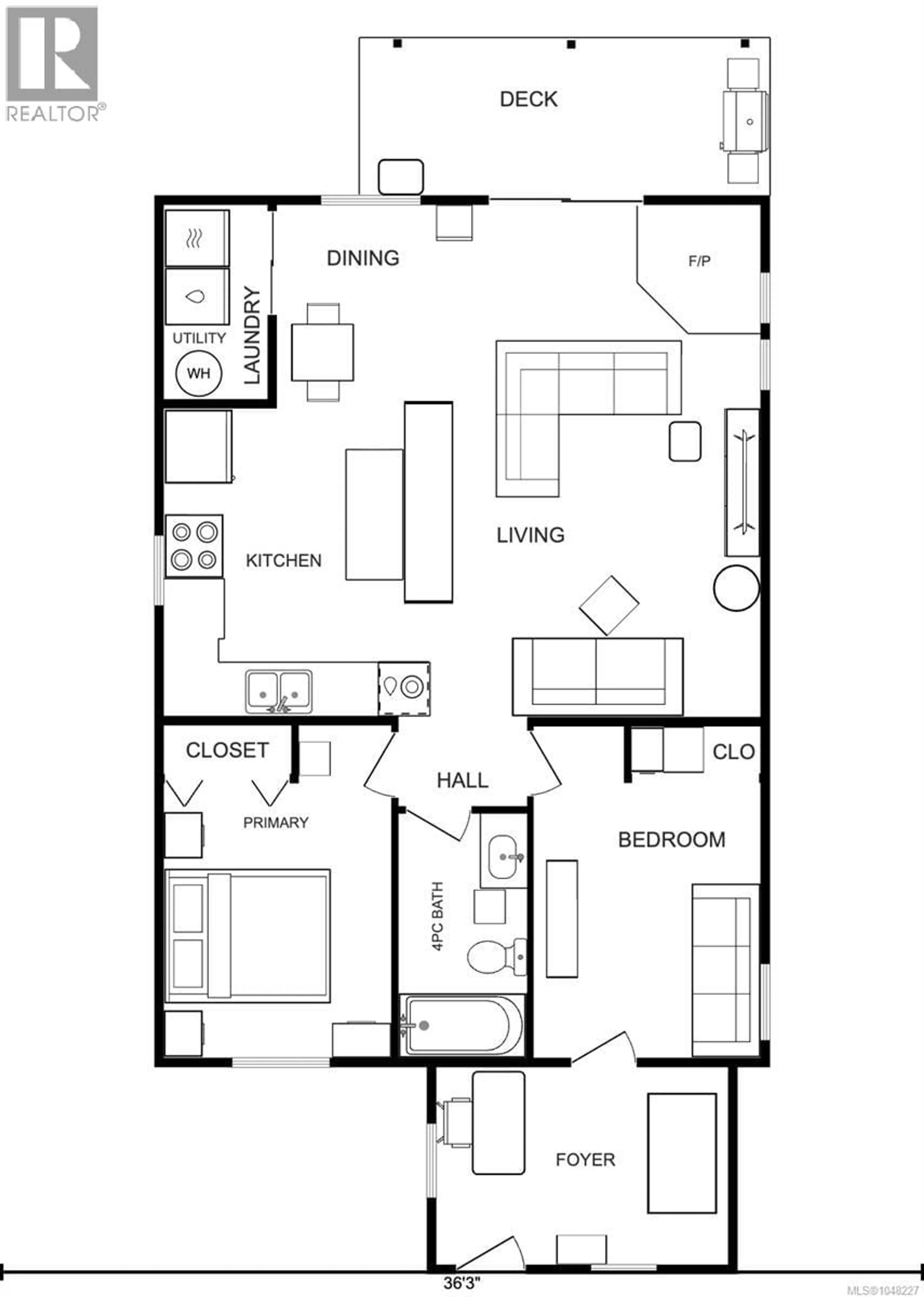 Floor plan for 925 CARMEN CRESCENT, Gabriola Island British Columbia V0R1X2