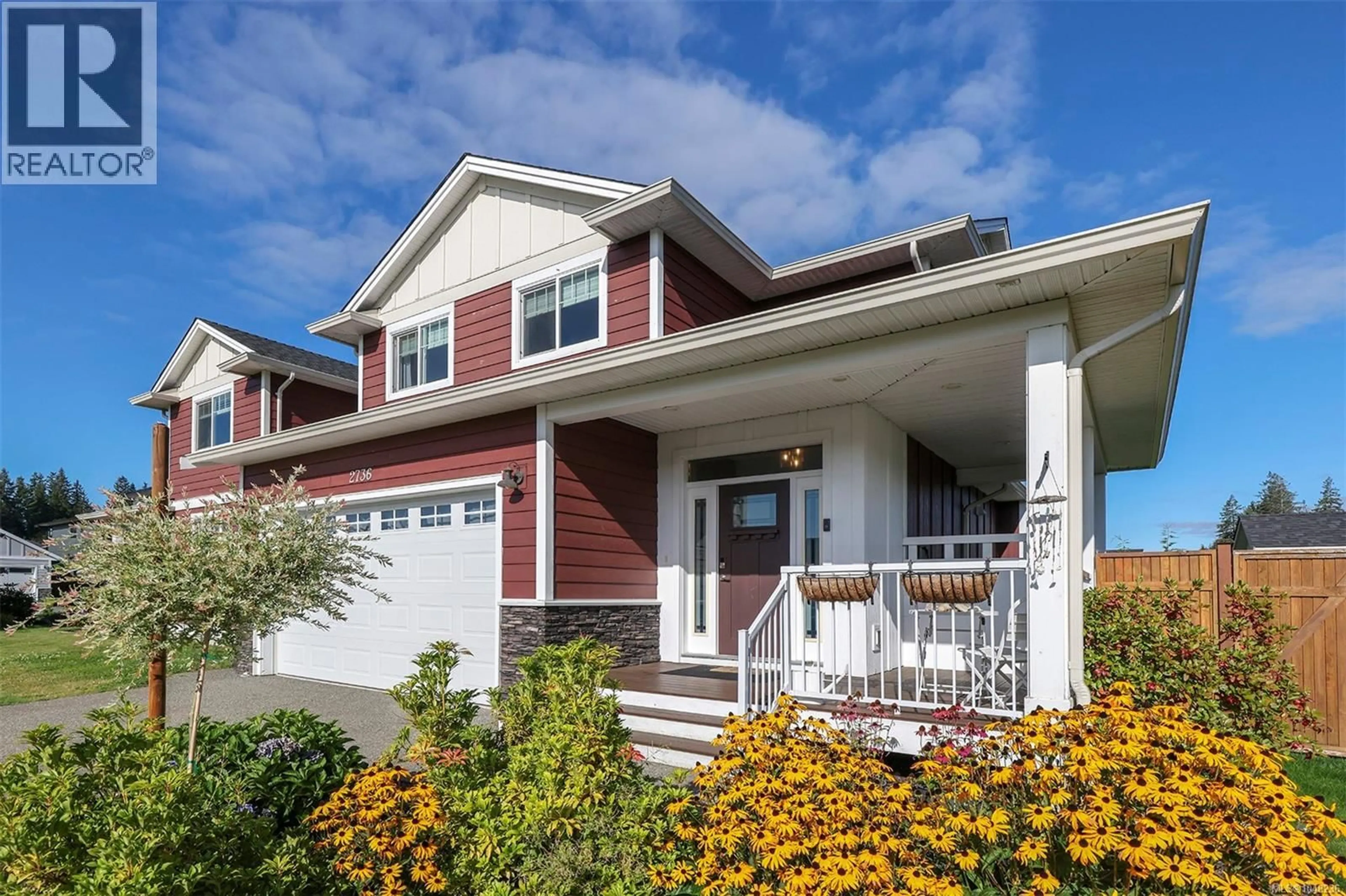Home with vinyl exterior material, street for 2736 TWINBERRY STREET, Campbell River British Columbia V9H0E3