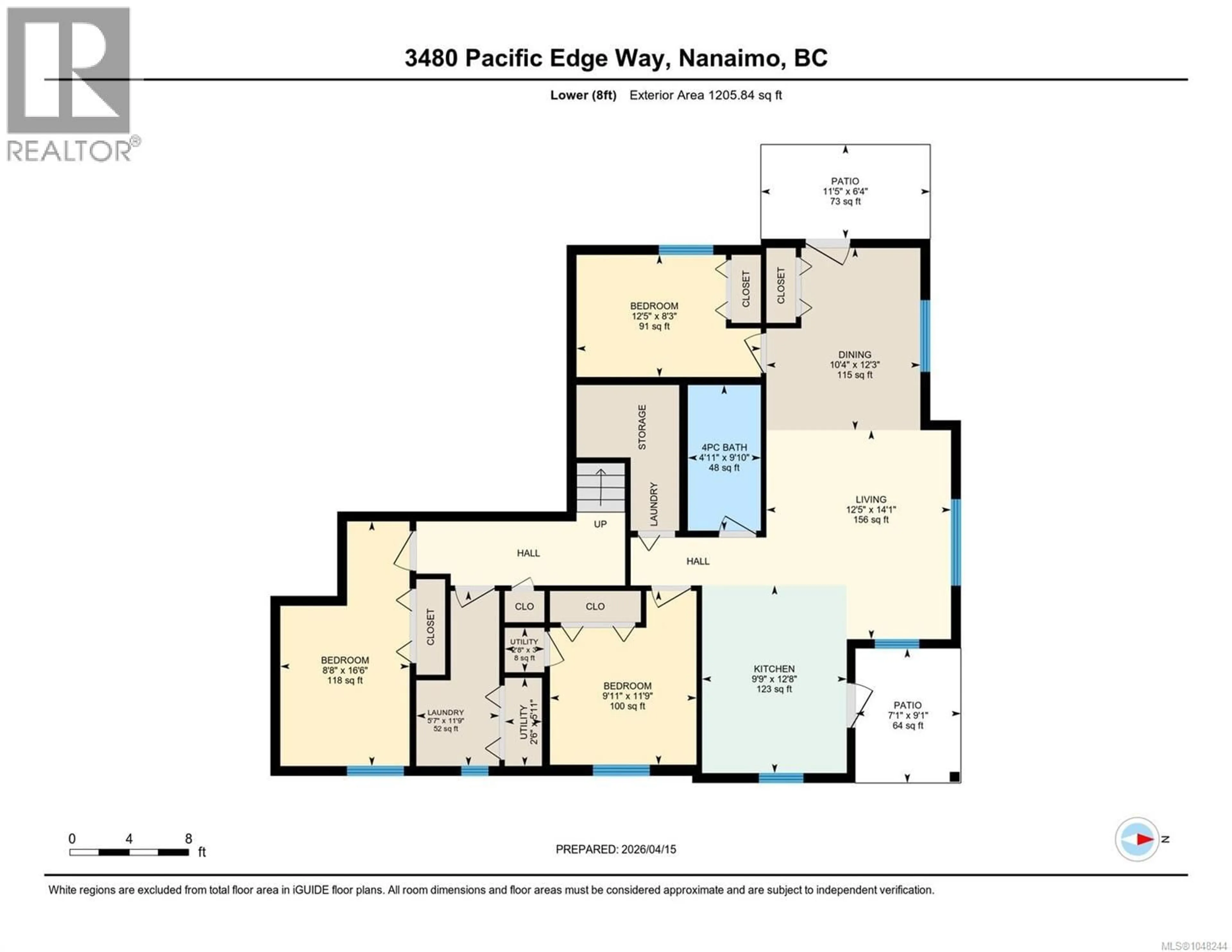 Floor plan for 3480 PACIFIC EDGE WAY, Nanaimo British Columbia V9T0H6