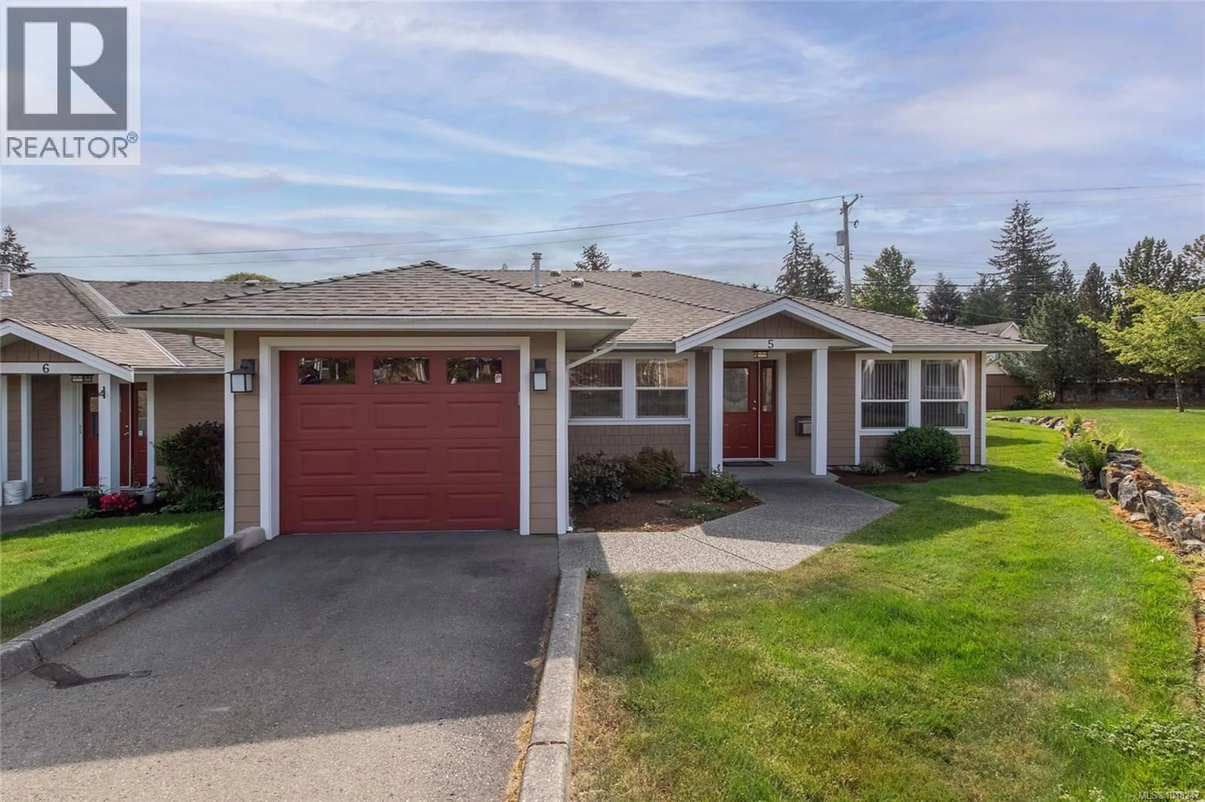 Home with vinyl exterior material, street for 5 - 3101 HERONS WAY, Duncan British Columbia V9L6Z4
