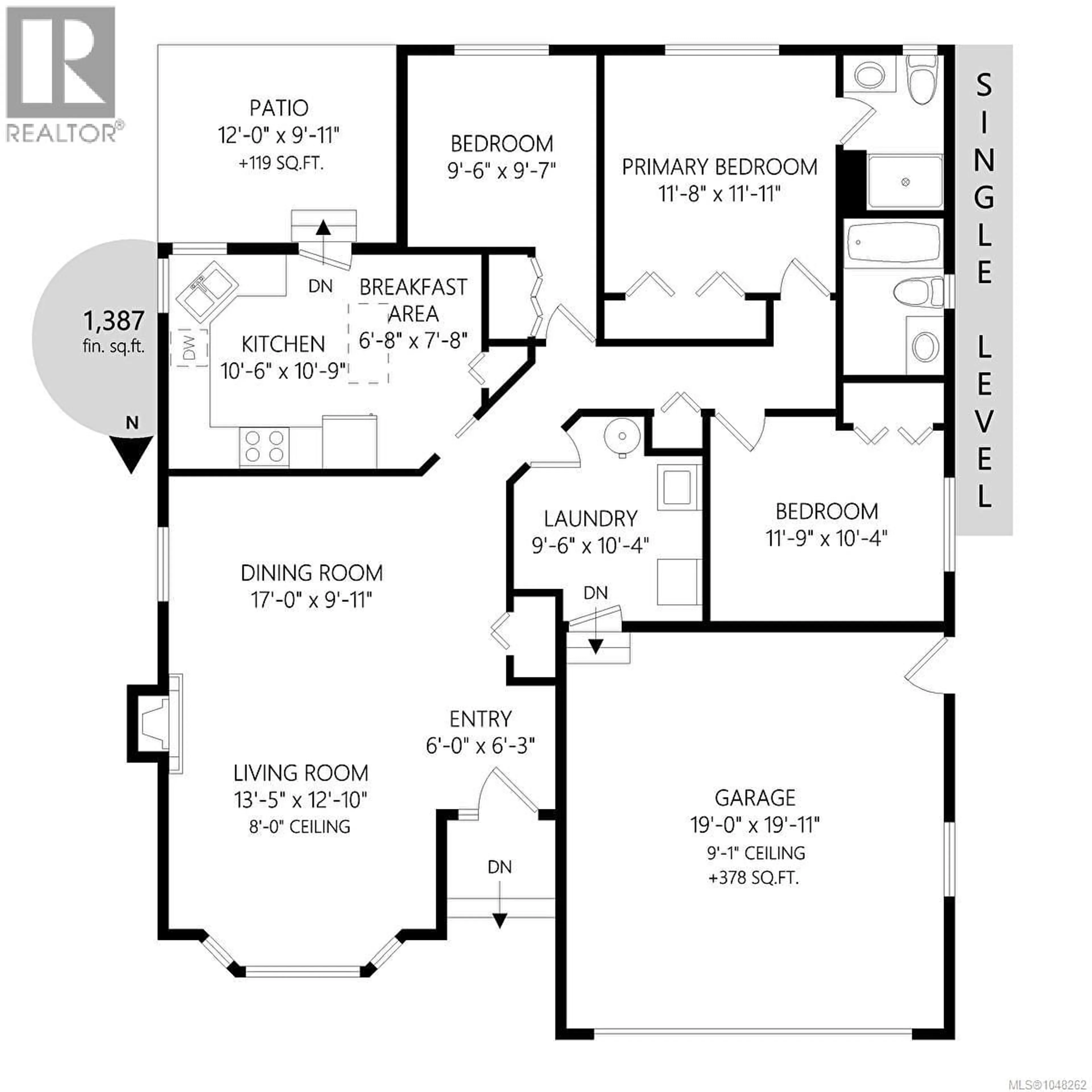 Floor plan for 339 RHEUMER CRESCENT, Parksville British Columbia V9P2T8