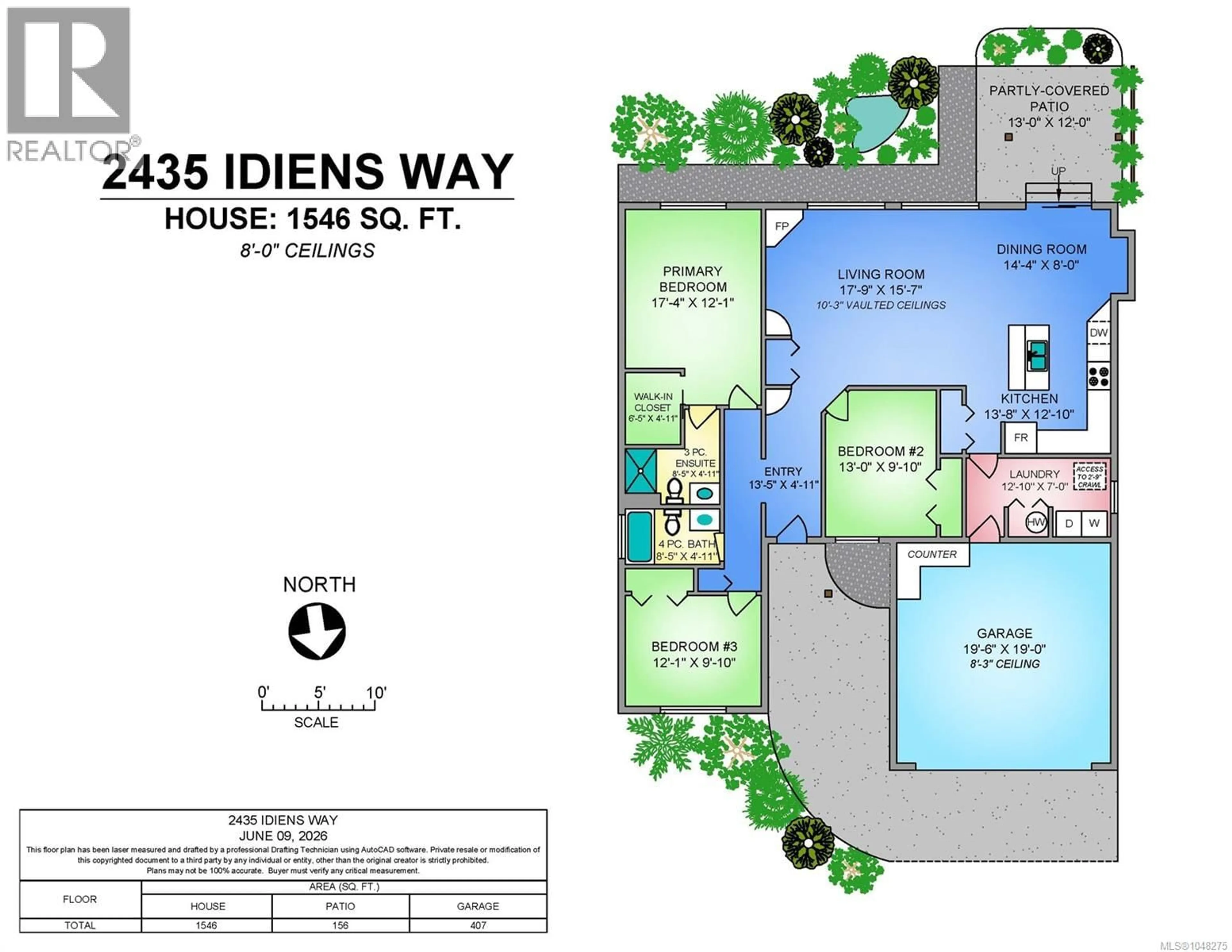 Floor plan for 2435 IDIENS WAY, Courtenay British Columbia V9N9J3