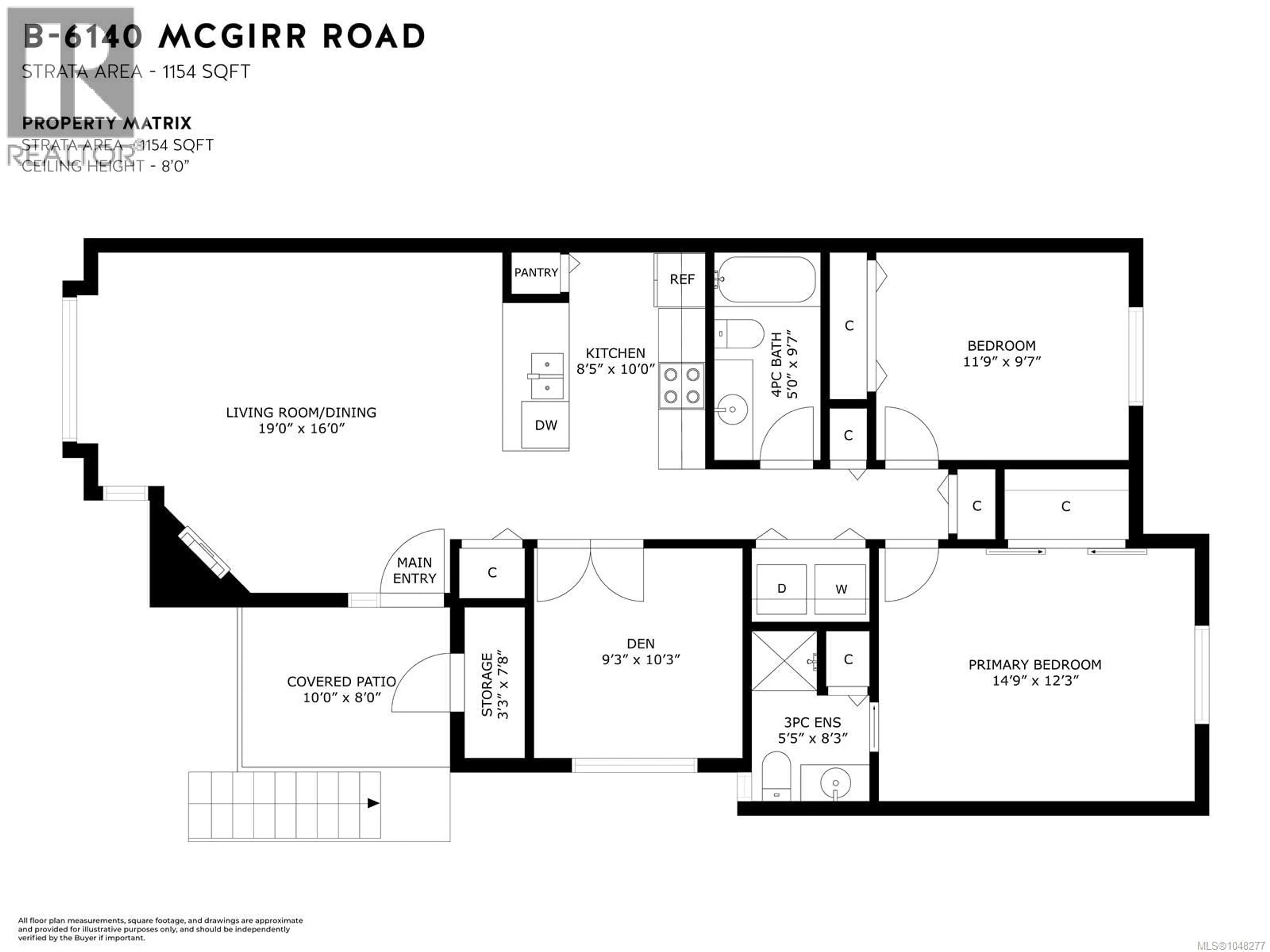 Floor plan for 6140B MCGIRR ROAD, Nanaimo British Columbia V9V1V1