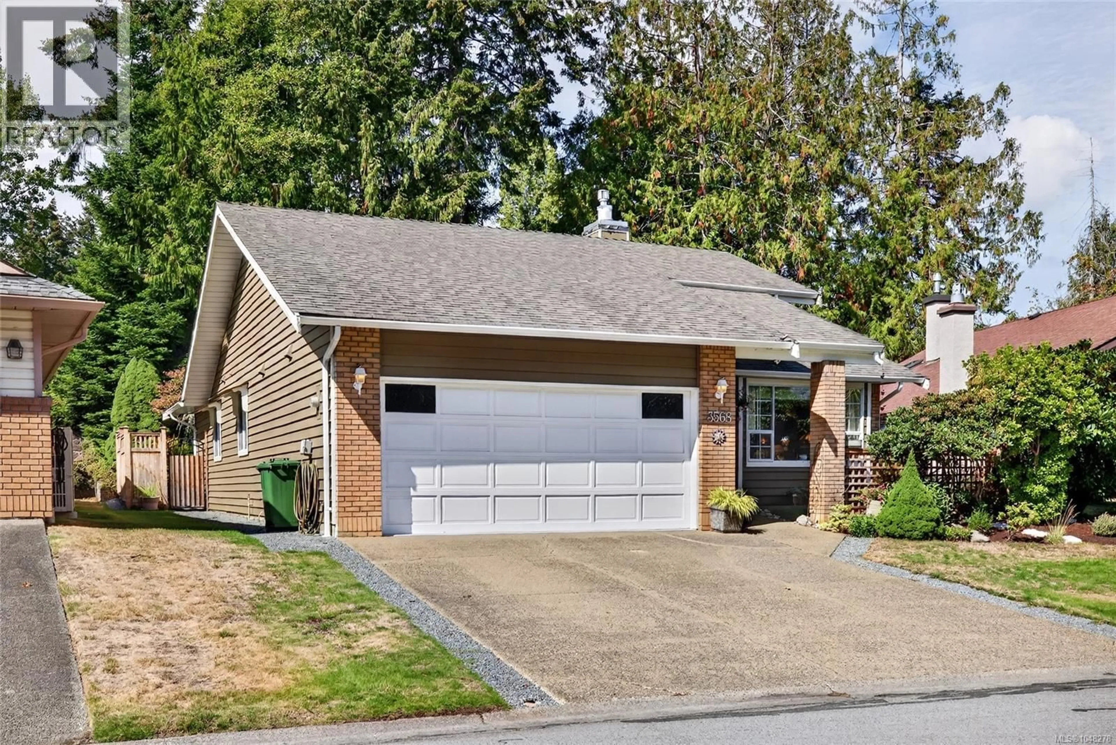 Home with brick exterior material, street for 3568 ARBUTUS DRIVE SOUTH, Cobble Hill British Columbia V0R1L1