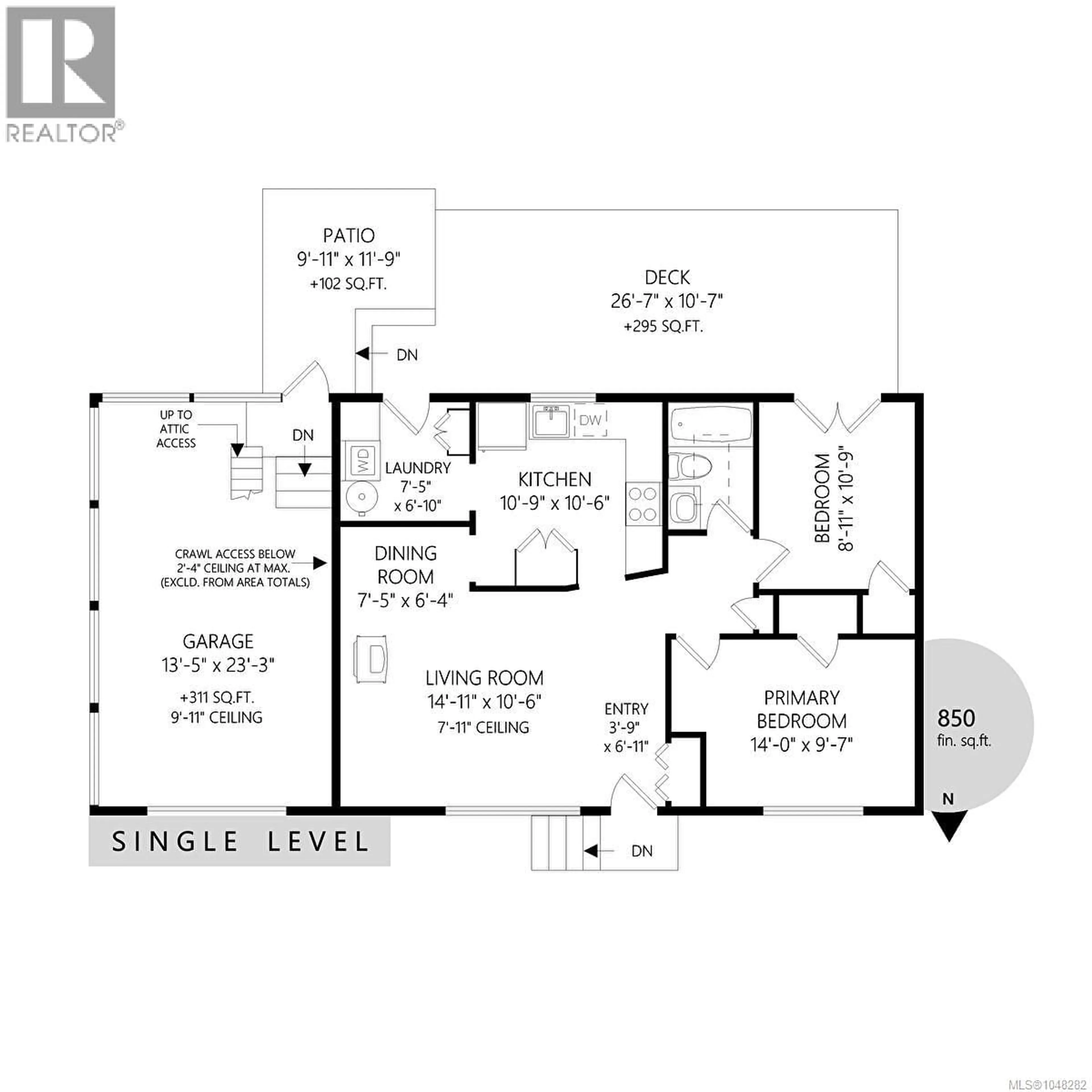 Floor plan for 1610 GLEN ROAD, Cowichan Bay British Columbia V0R1N1