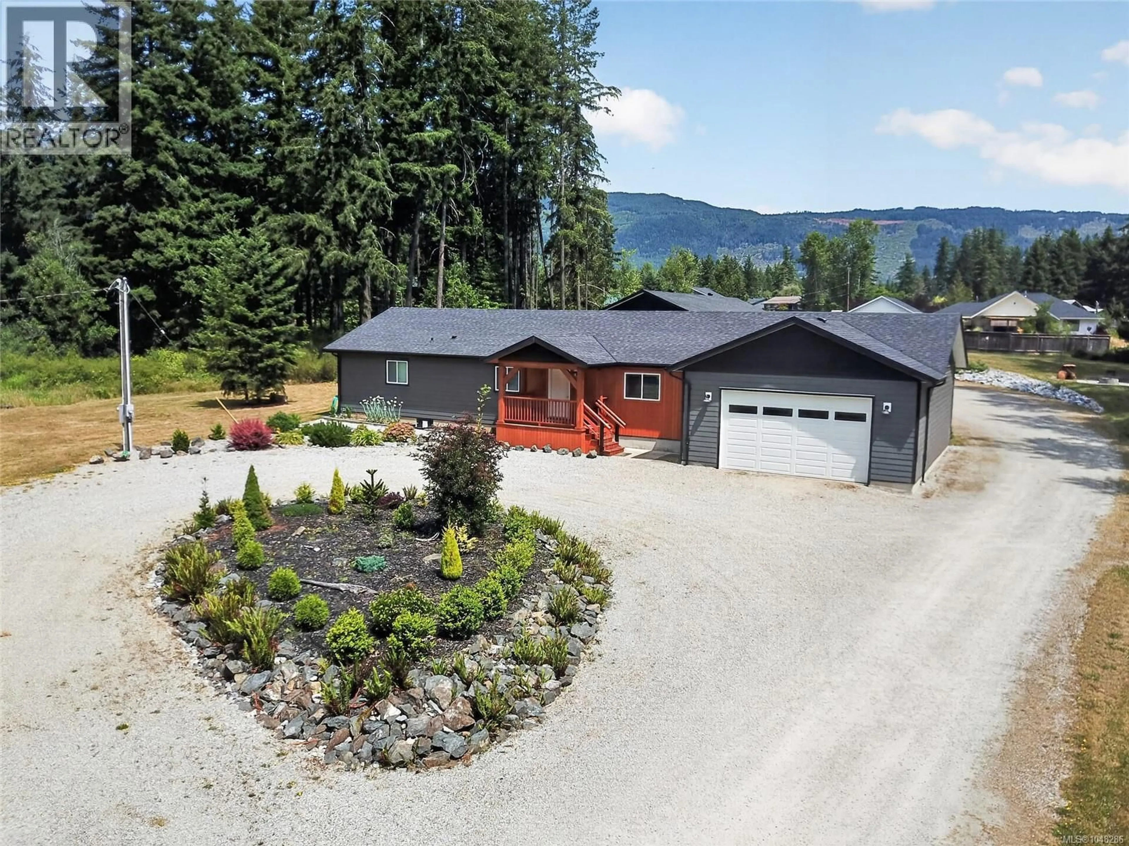 A pic from outside/outdoor area/front of a property/back of a property/a pic from drone, unknown for 6353 BEAVER CREEK ROAD, Port Alberni British Columbia V9Y8L3