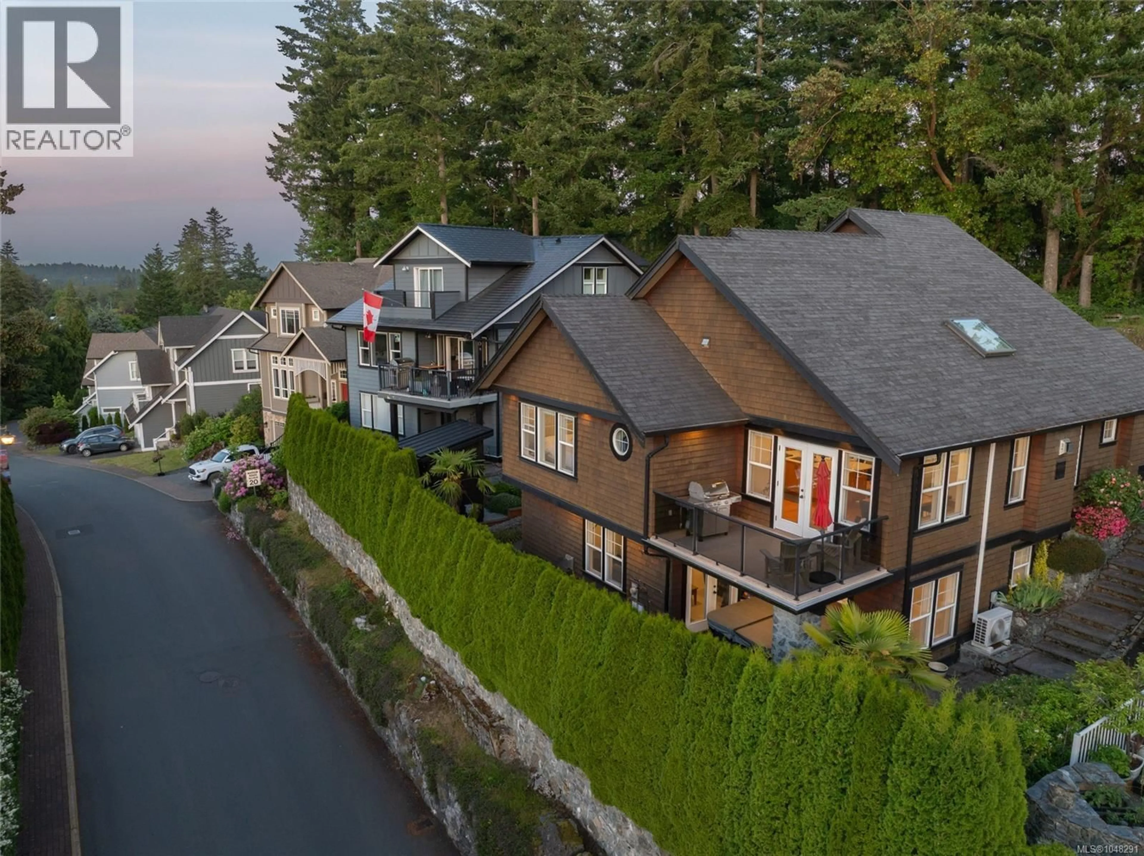 A pic from outside/outdoor area/front of a property/back of a property/a pic from drone, unknown for 101 GIBRALTAR BAY DRIVE, View Royal British Columbia V9B6H6