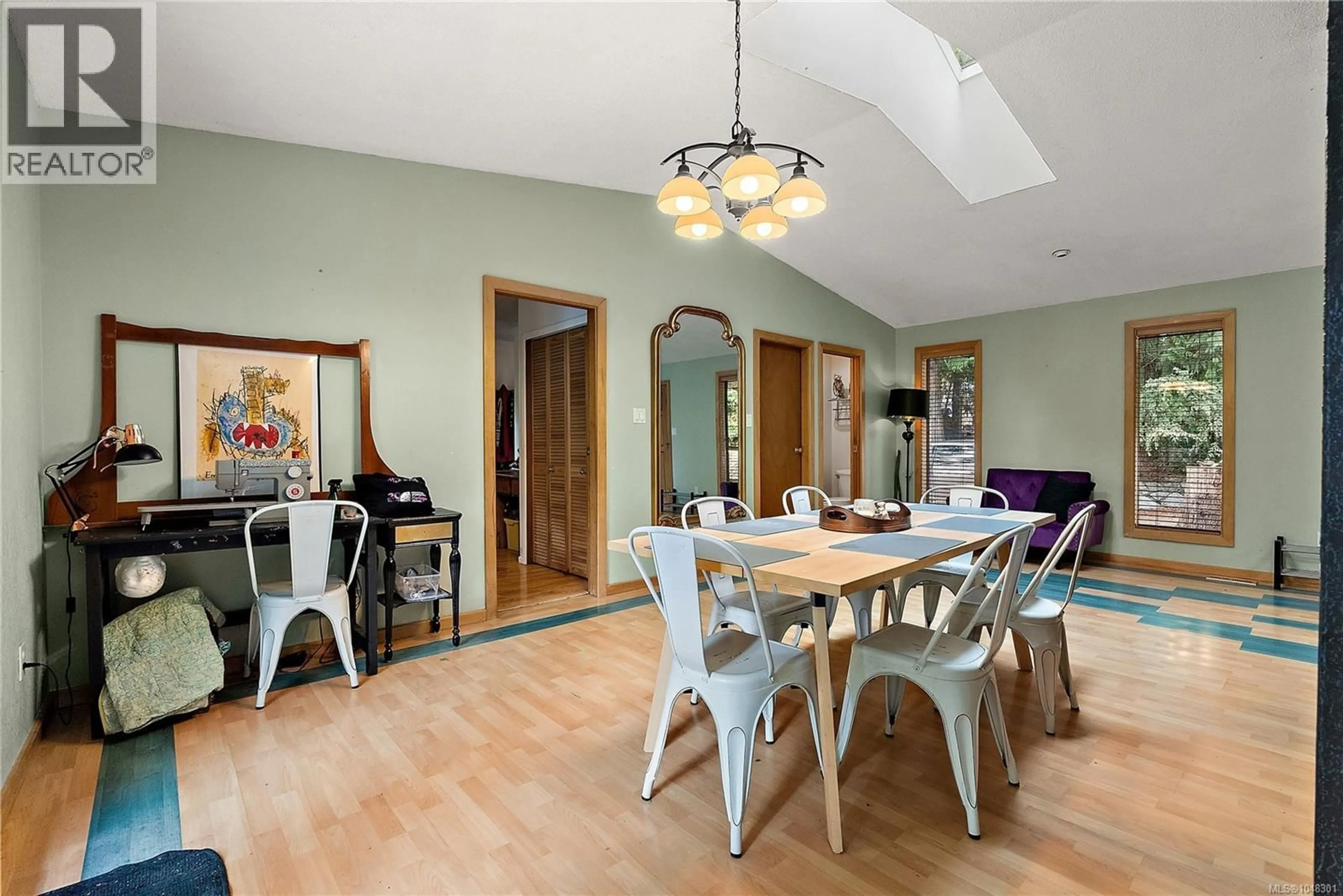 Dining room, wood/laminate floor for 2344 DAMASCUS ROAD, Shawnigan Lake British Columbia V0R2W1