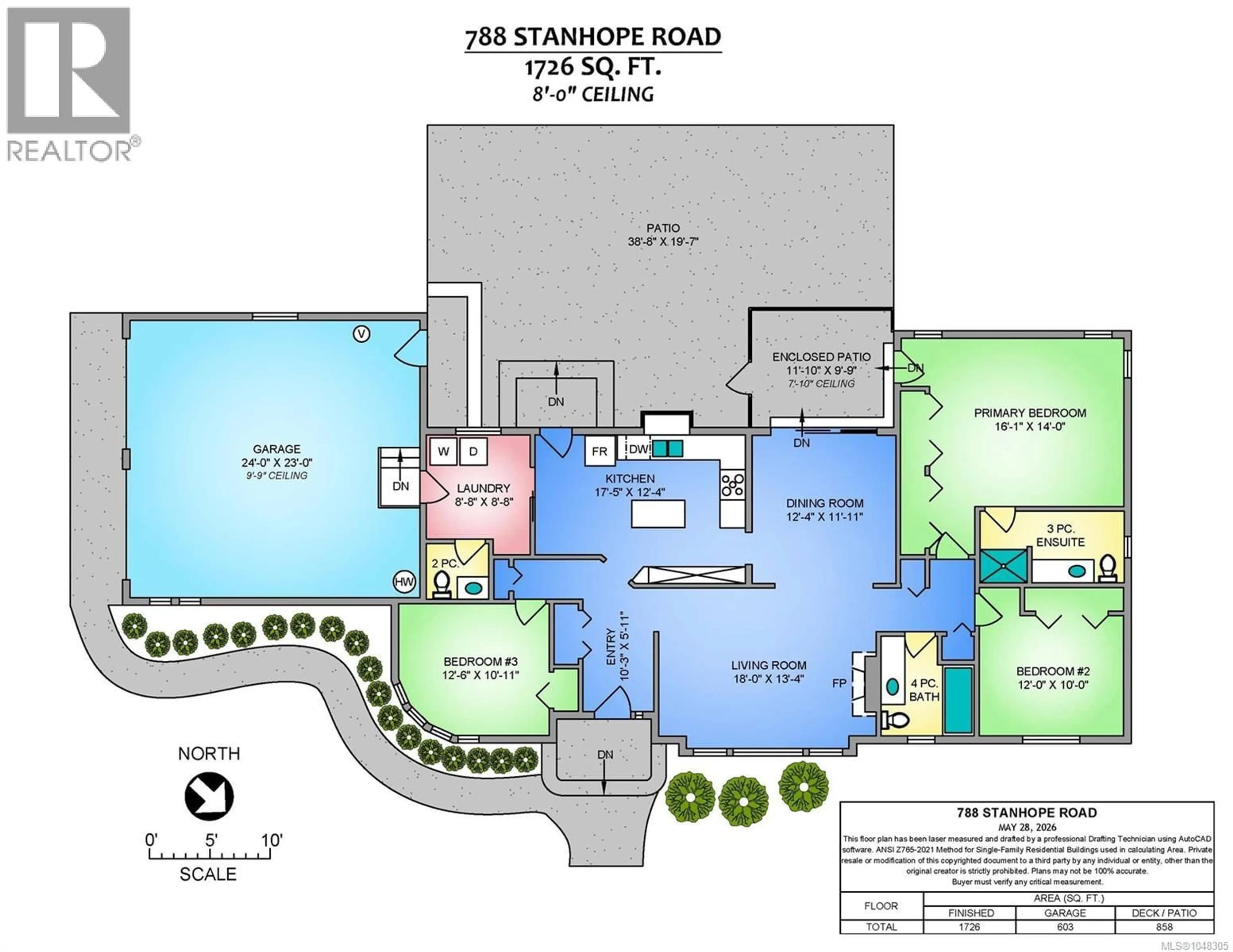 Floor plan for 788 STANHOPE ROAD, Parksville British Columbia V9P1B5
