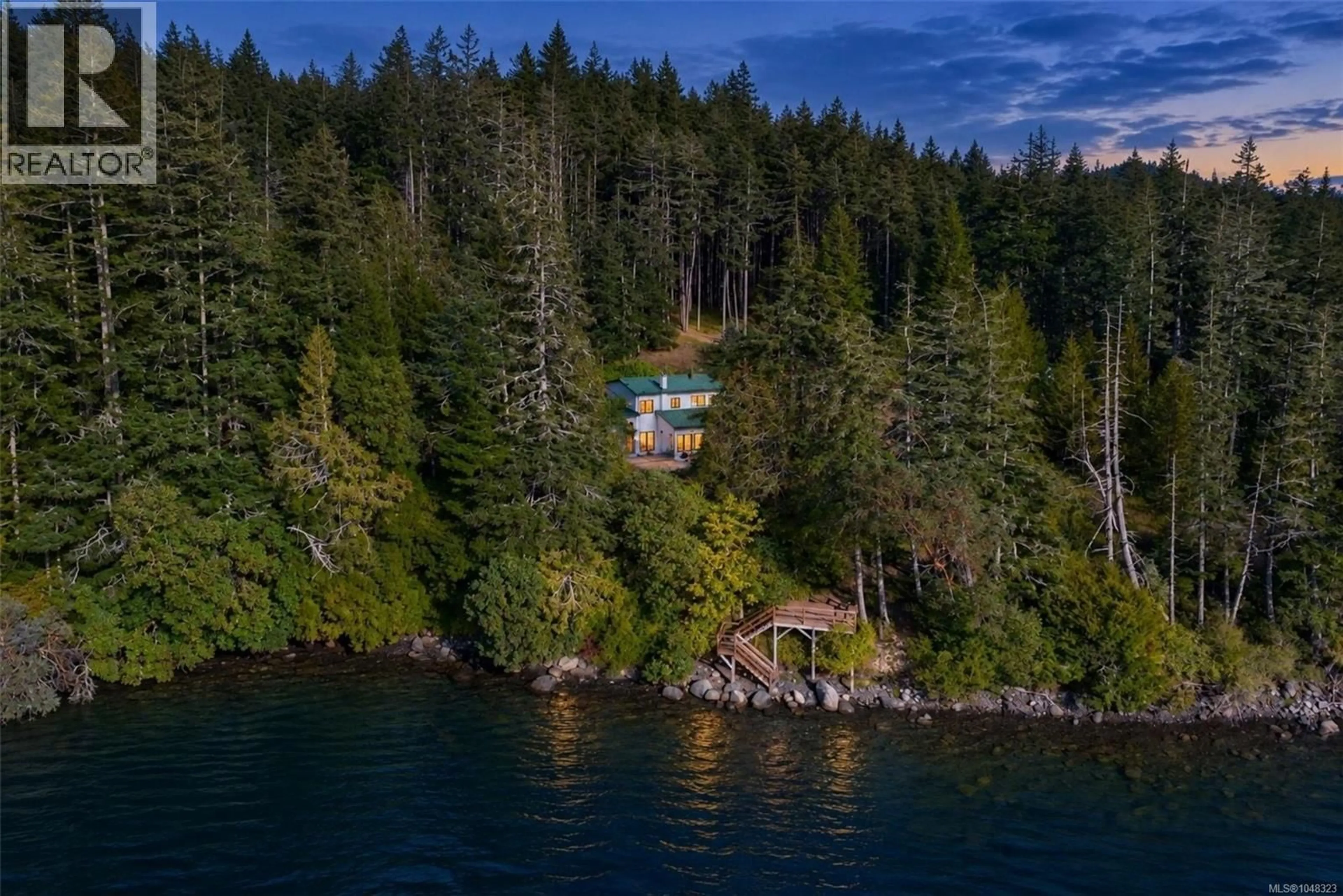 A pic from outside/outdoor area/front of a property/back of a property/a pic from drone, water/lake/river/ocean view for 1140 BOARDMAN LANE, Sooke British Columbia V9Z0Z6