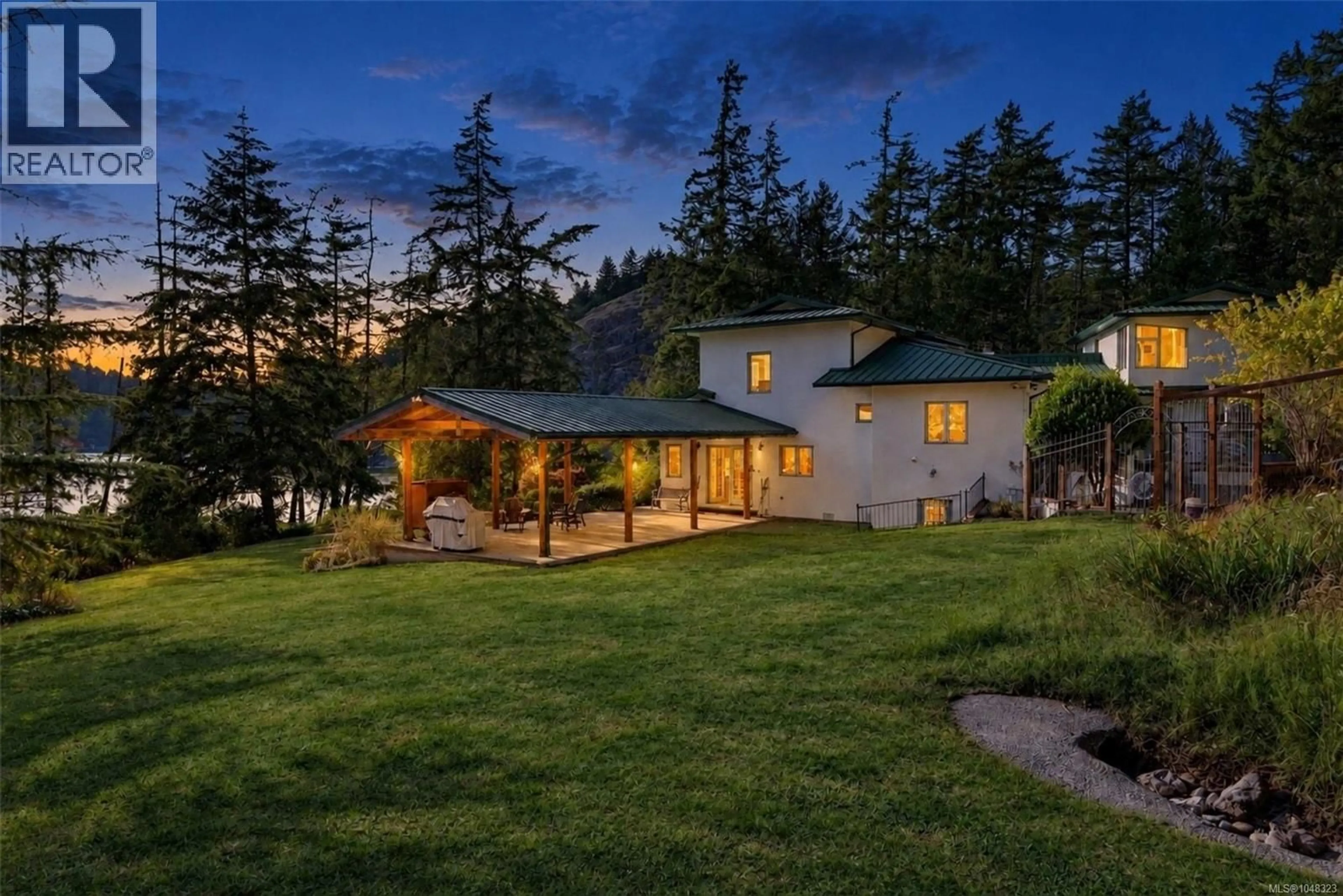 A pic from outside/outdoor area/front of a property/back of a property/a pic from drone, water/lake/river/ocean view for 1140 BOARDMAN LANE, Sooke British Columbia V9Z0Z6