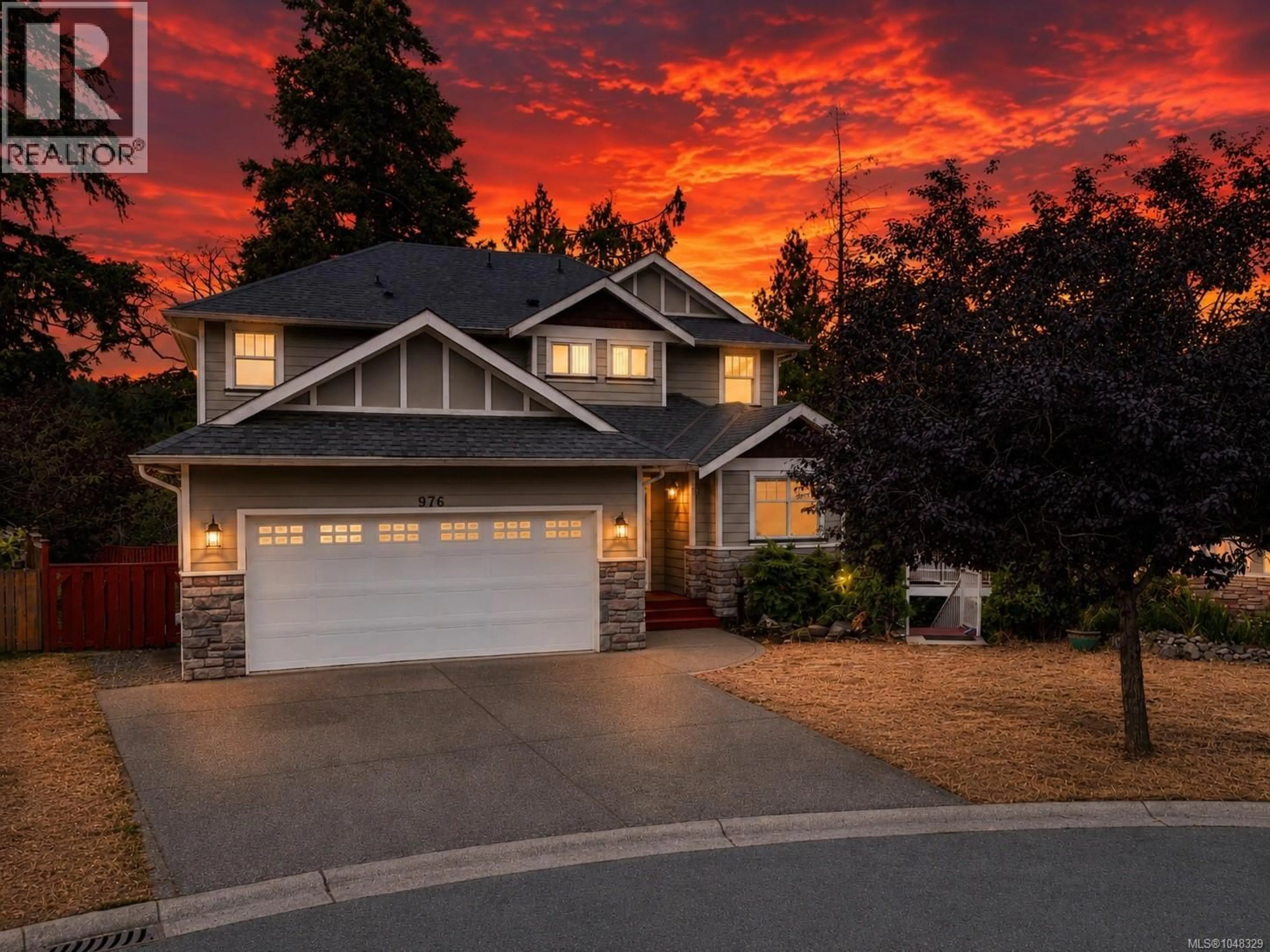 Home with vinyl exterior material, street for 976 WILD BLOSSOM COURT, Langford British Columbia V9C4M8