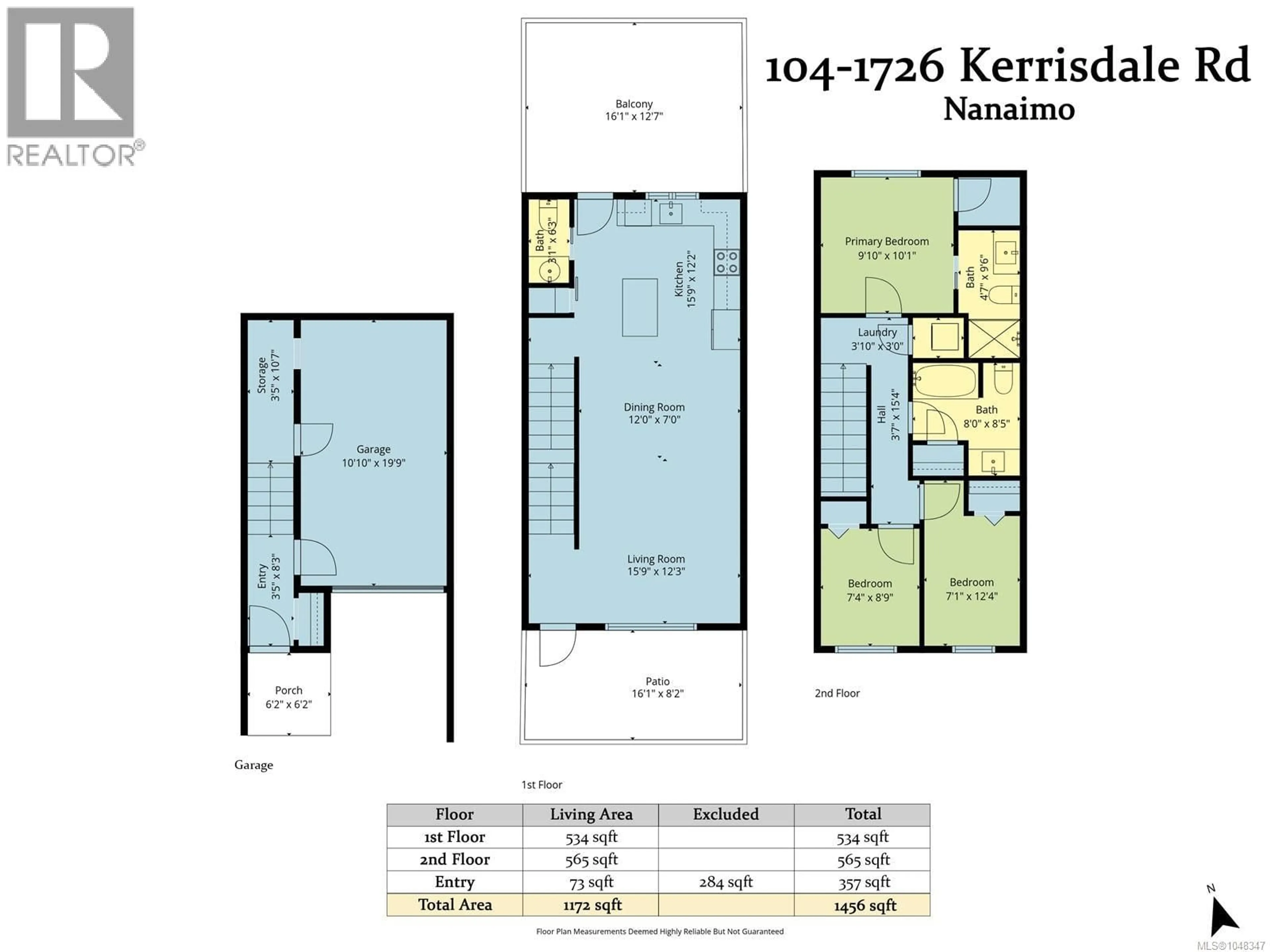 Floor plan for 104 - 1726 KERRISDALE ROAD, Nanaimo British Columbia V9S1N5