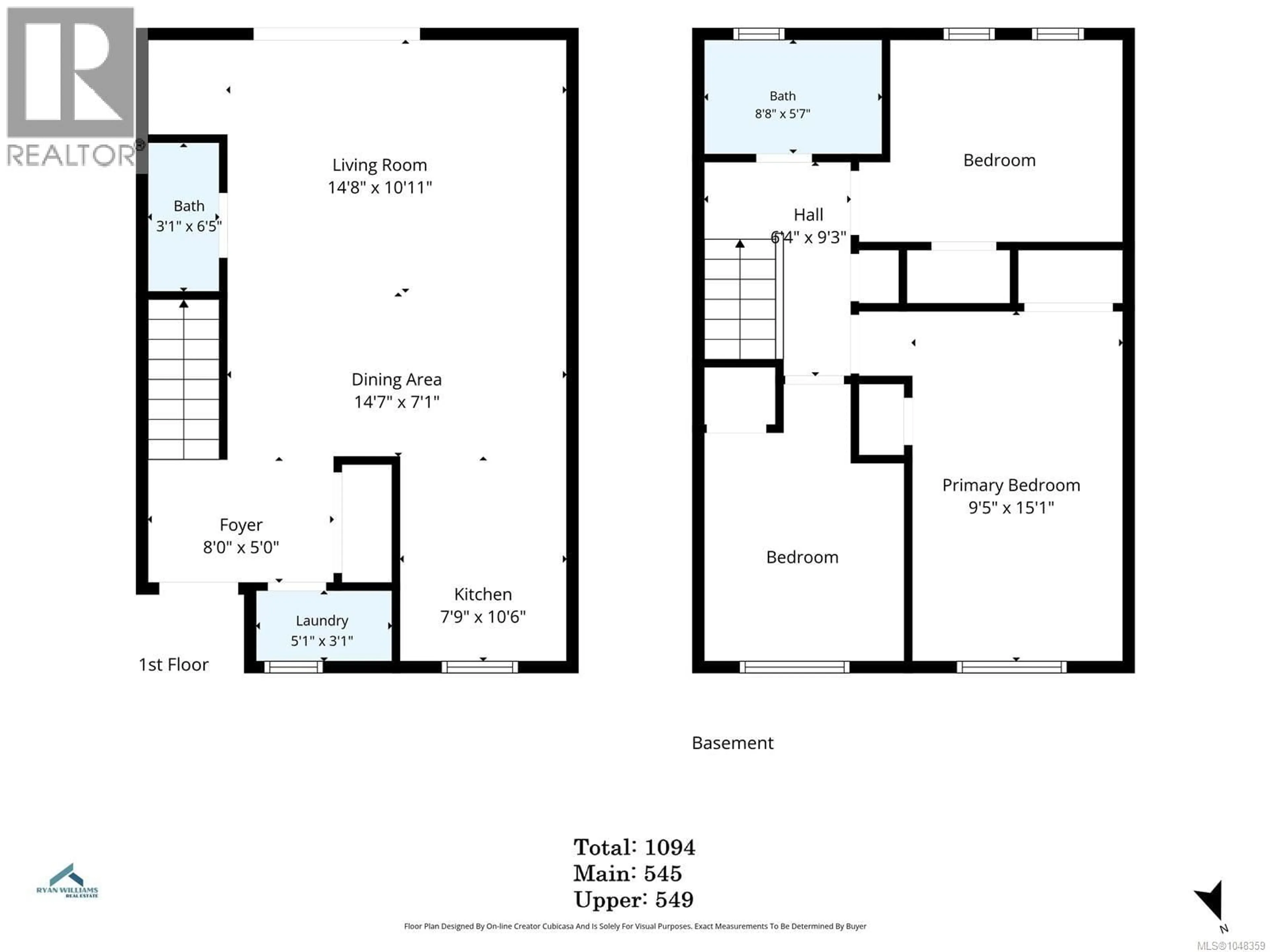 Floor plan for 105 - 170 CENTENNIAL DRIVE, Courtenay British Columbia V9N9V7