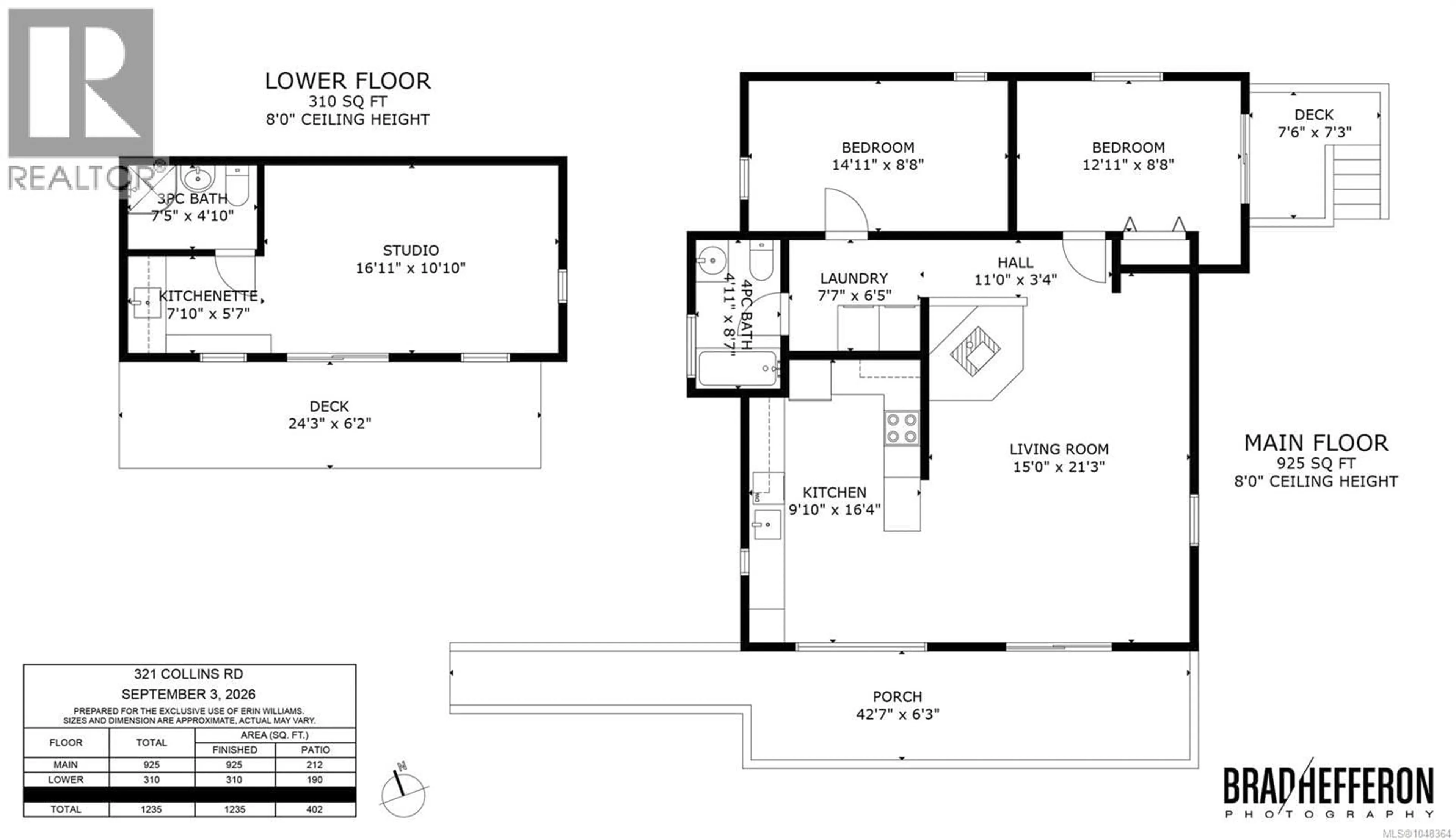 Floor plan for 321 COLLINS ROAD, Salt Spring British Columbia V8K2N1