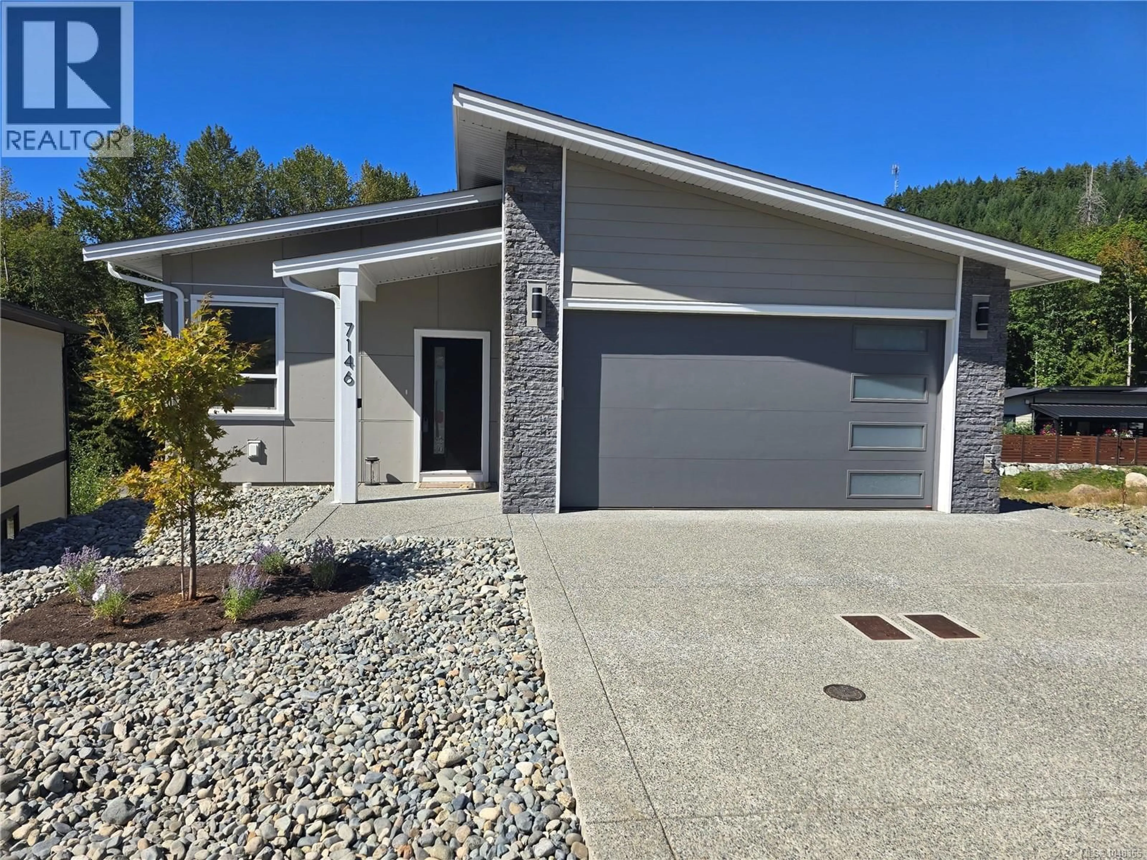 Home with brick exterior material, street for 7146 ELKRIDGE ROAD, Lake Cowichan British Columbia V0R2G0