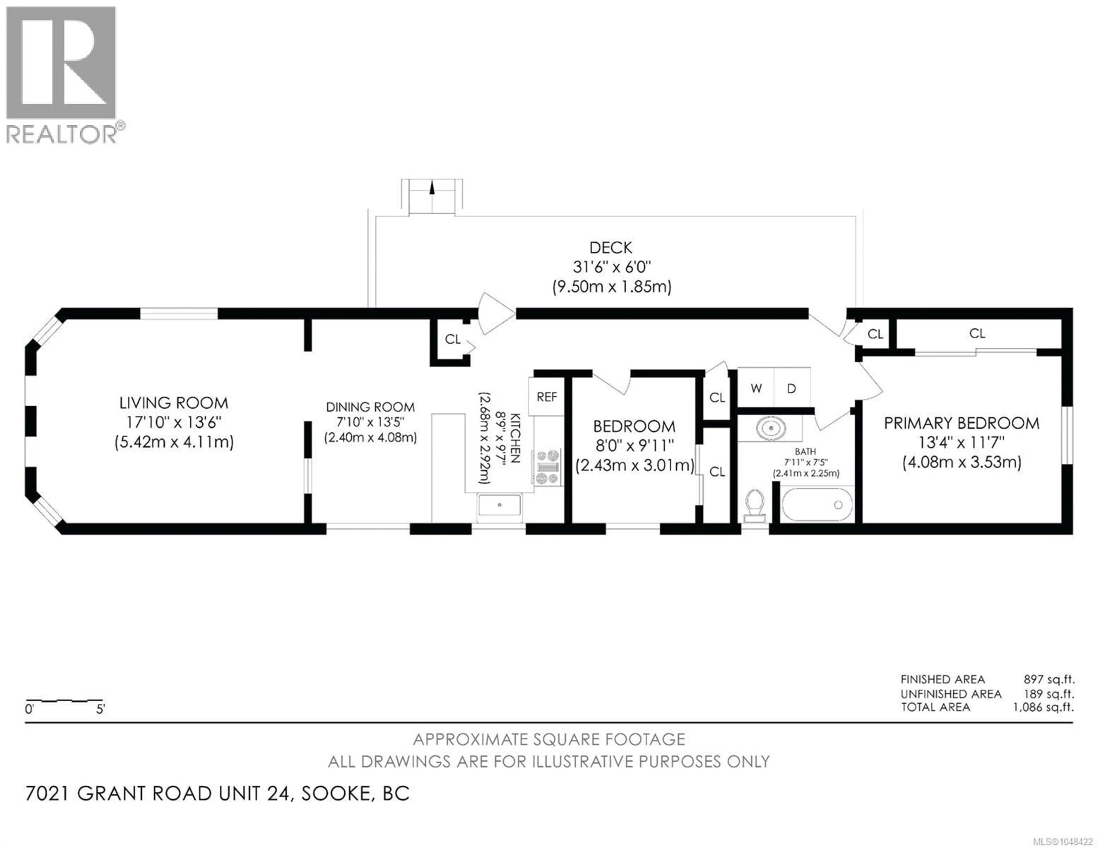 Floor plan for 24 - 7021 GRANT ROAD WEST, Sooke British Columbia V9Z0N7