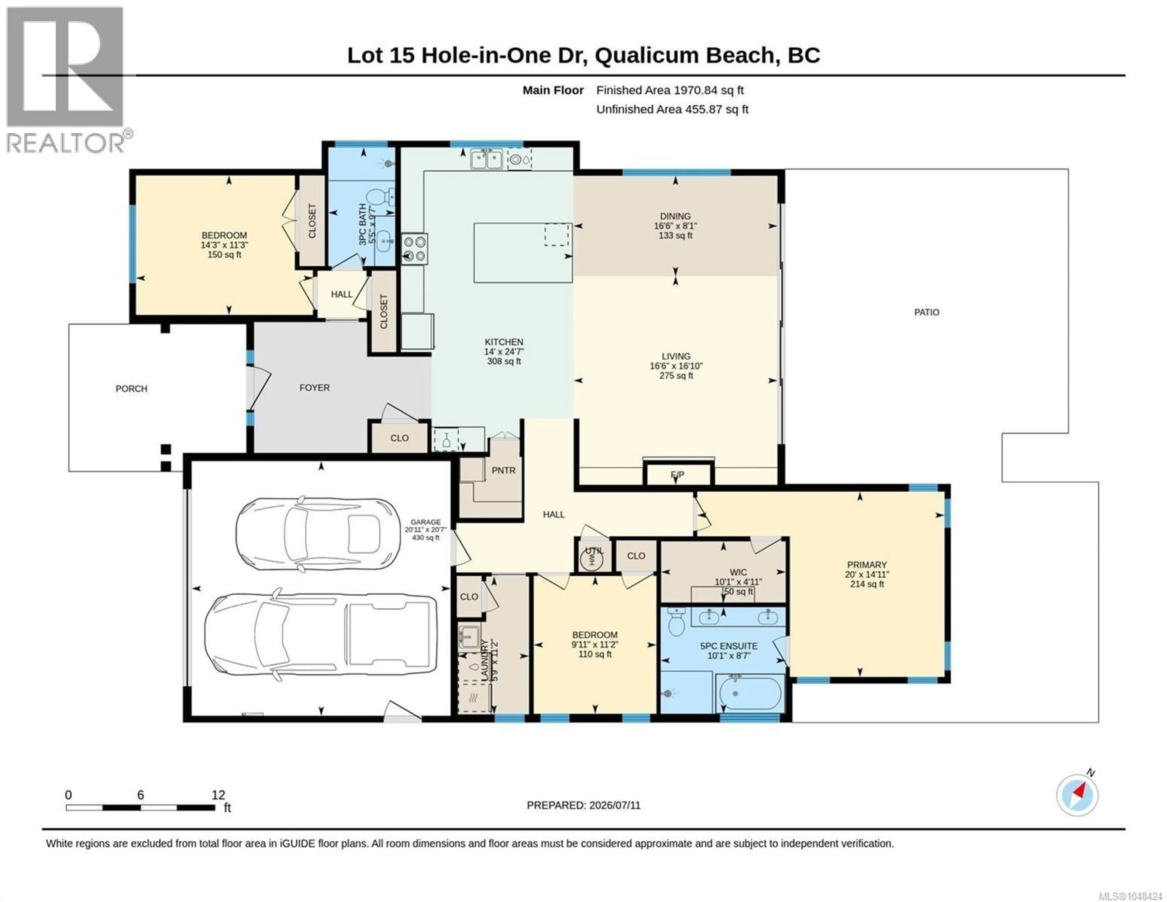 Floor plan for 519 HOLE-IN-ONE DRIVE, Qualicum Beach British Columbia V9K1B0