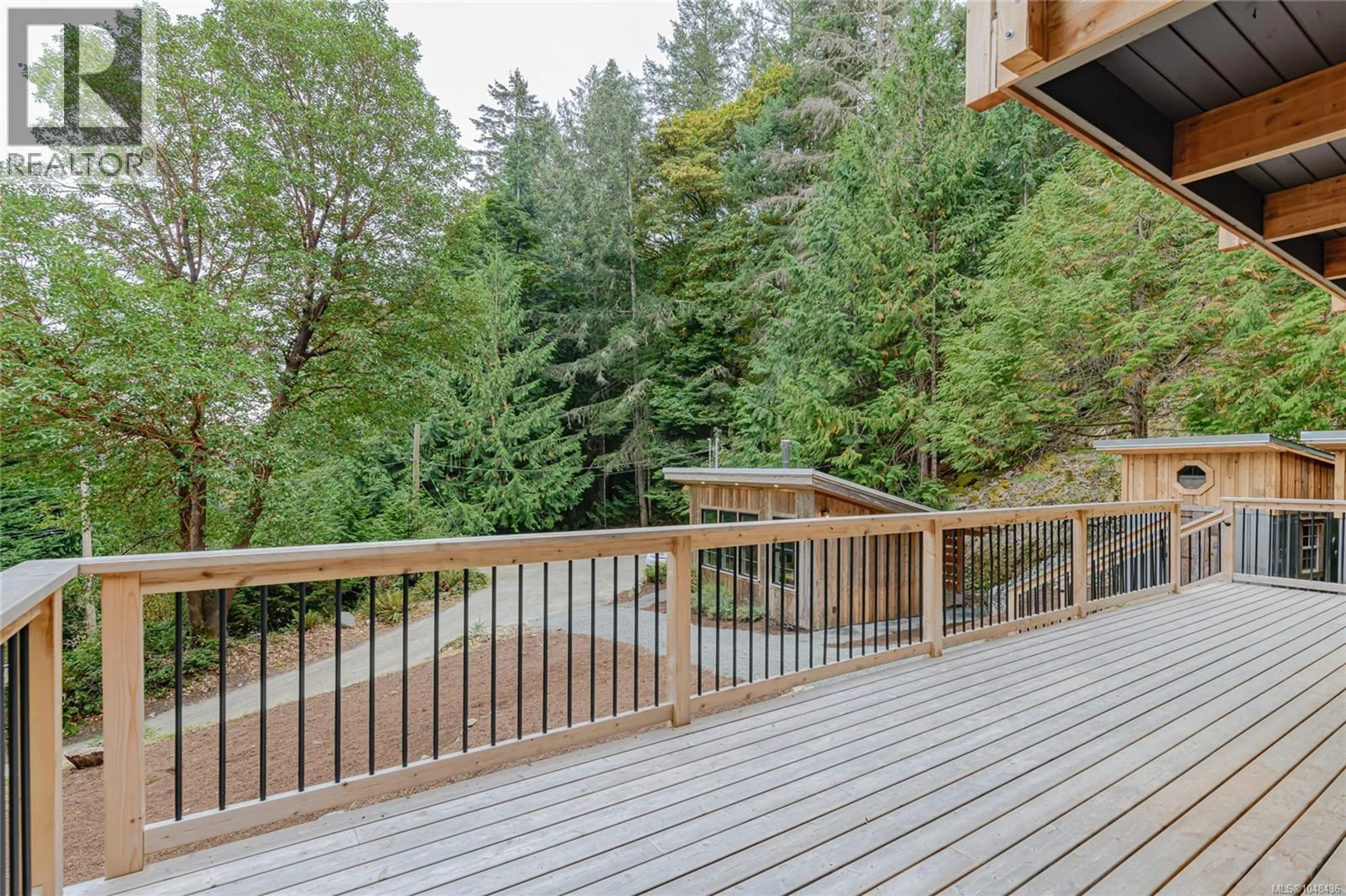 Patio, forest/trees view for 384 ROLAND ROAD, Salt Spring British Columbia V8K1V1