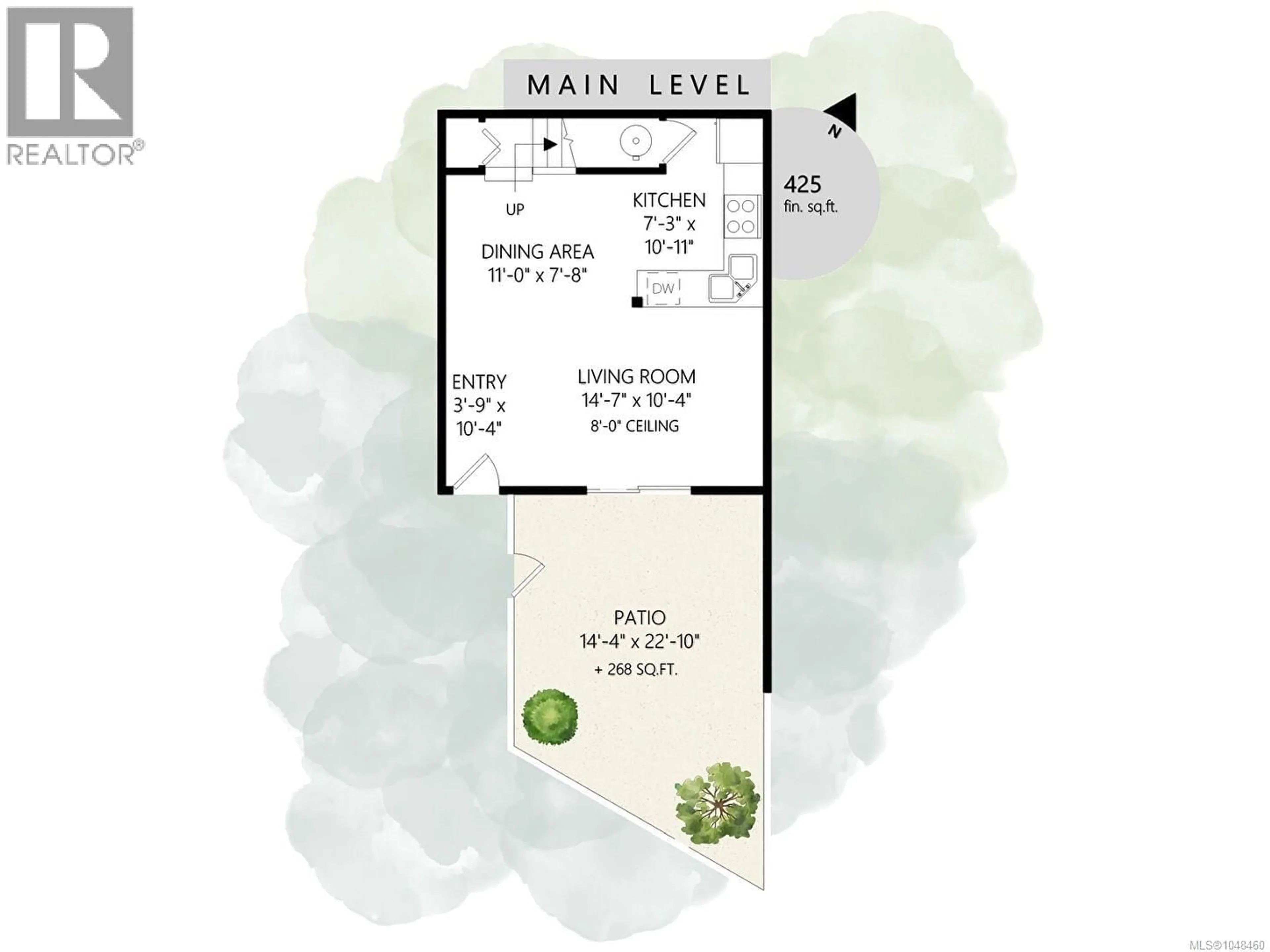 Floor plan for 104 - 724 SEA TERRACE, Victoria British Columbia V9A3R6