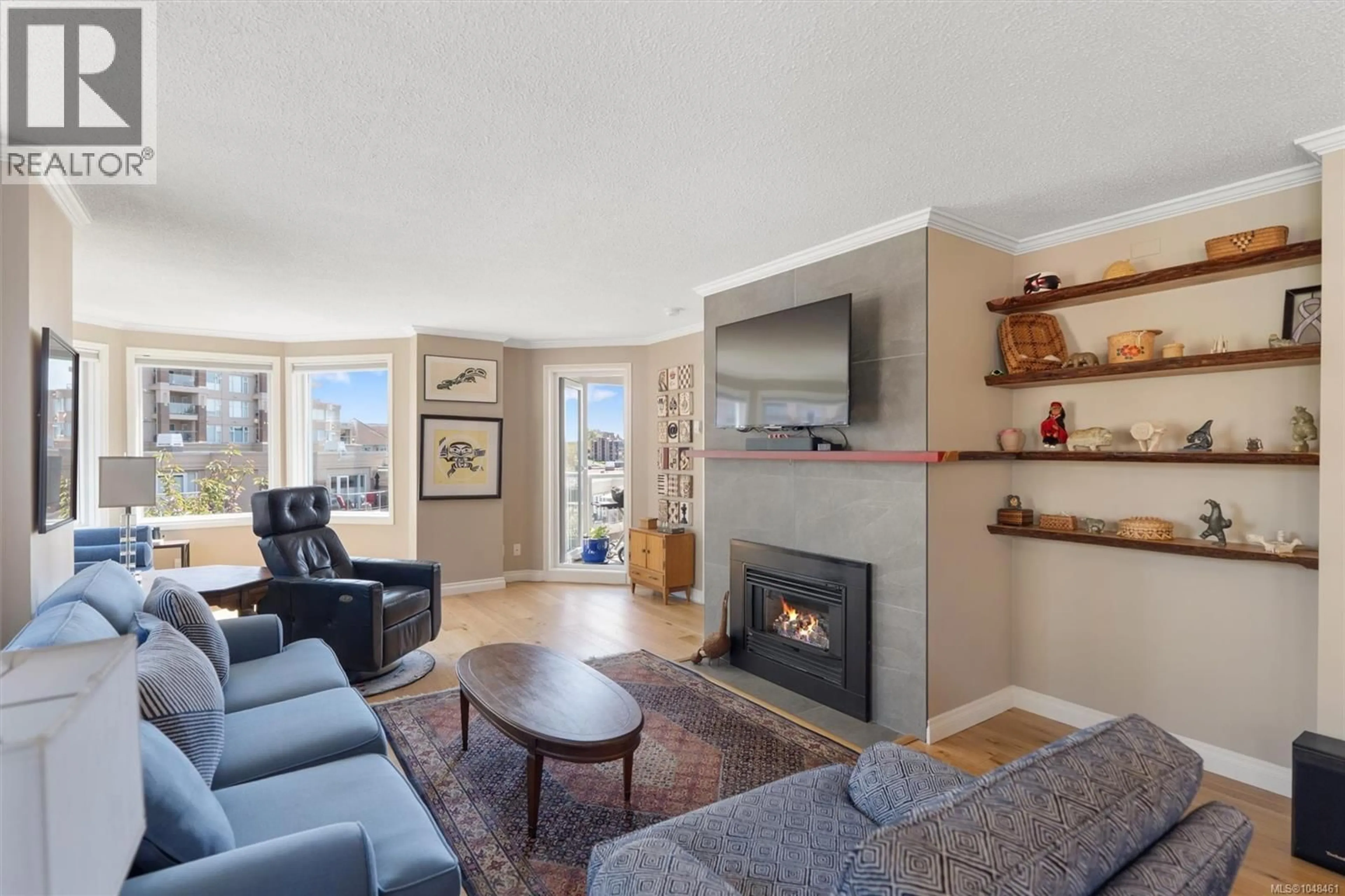 Living room with furniture, unknown for 318 - 10 PAUL KANE PLACE, Victoria British Columbia V9A7J8