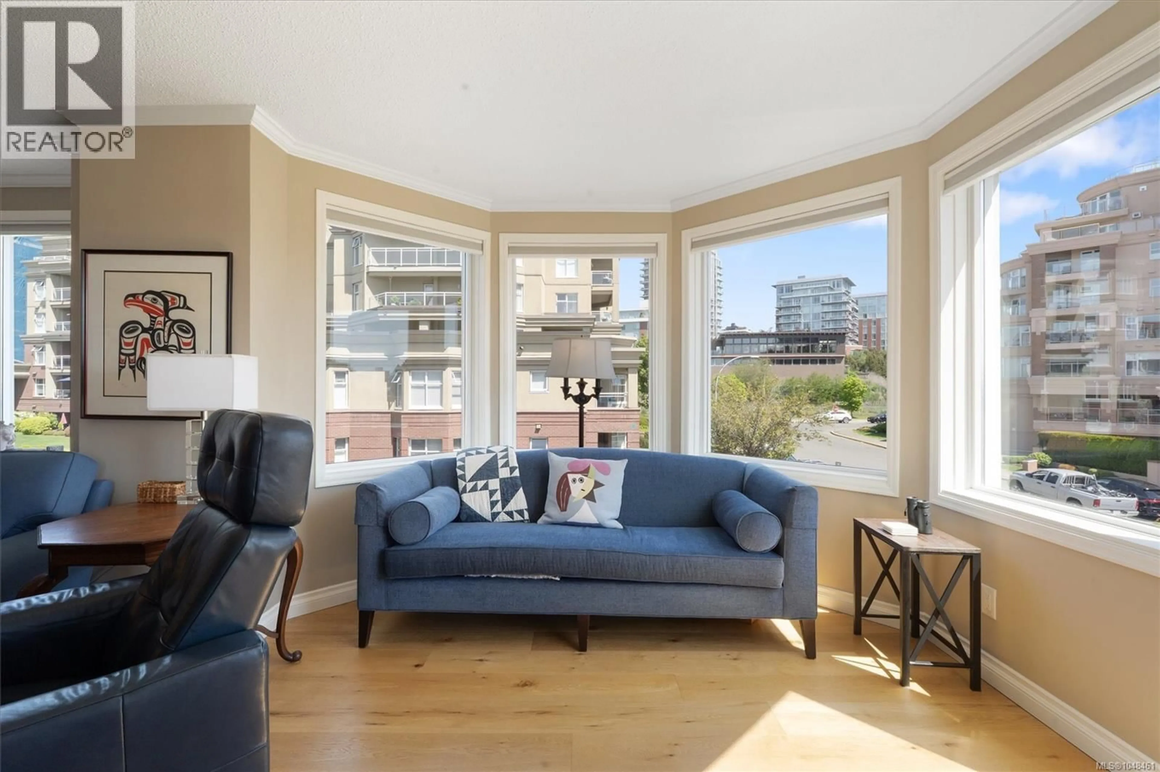 Living room with furniture, unknown for 318 - 10 PAUL KANE PLACE, Victoria British Columbia V9A7J8