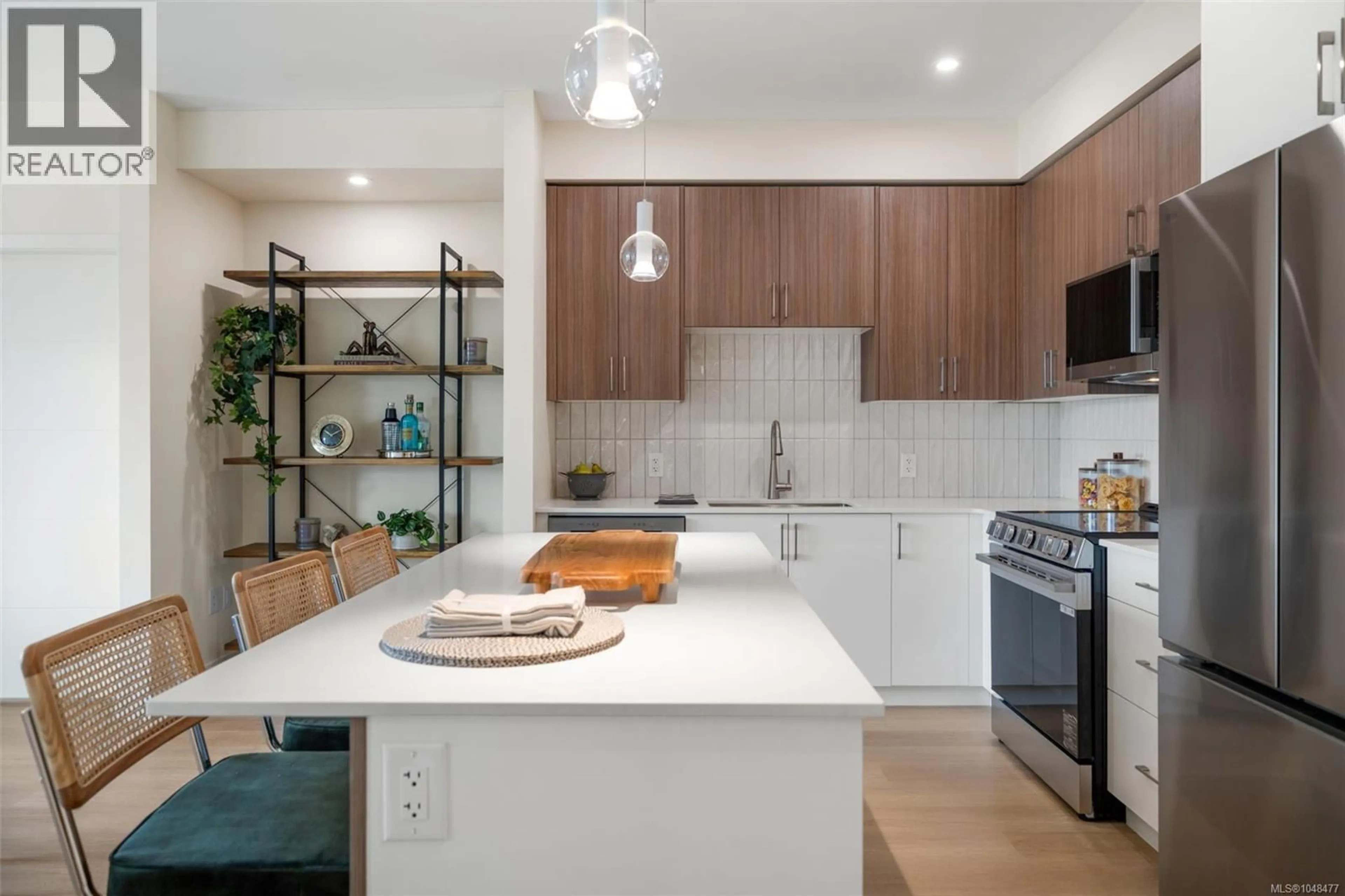 Open concept kitchen, unknown for 310 - 777 STATION AVENUE, Langford British Columbia V9B7K5