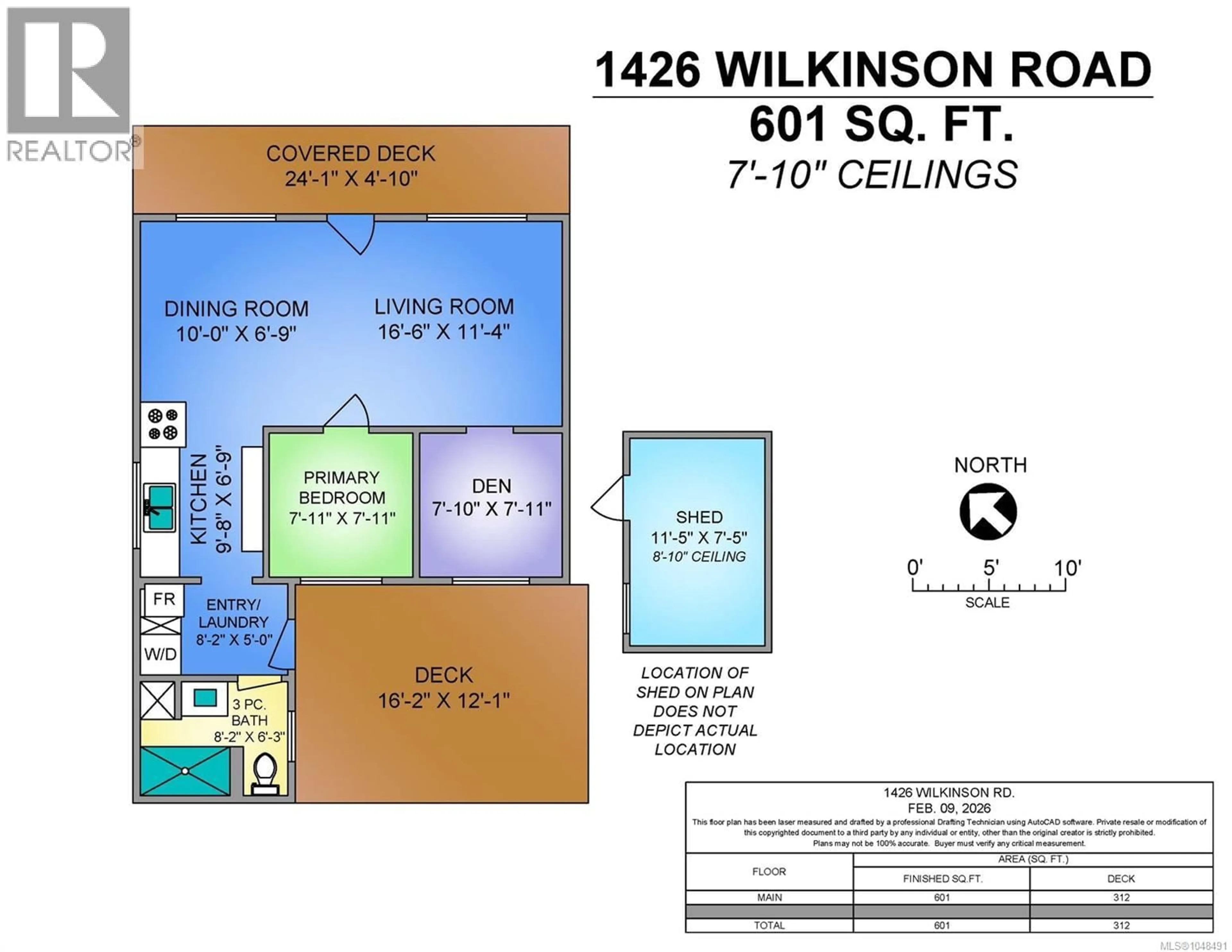 Floor plan for 1426 WILKINSON ROAD, Comox British Columbia V9M4B3
