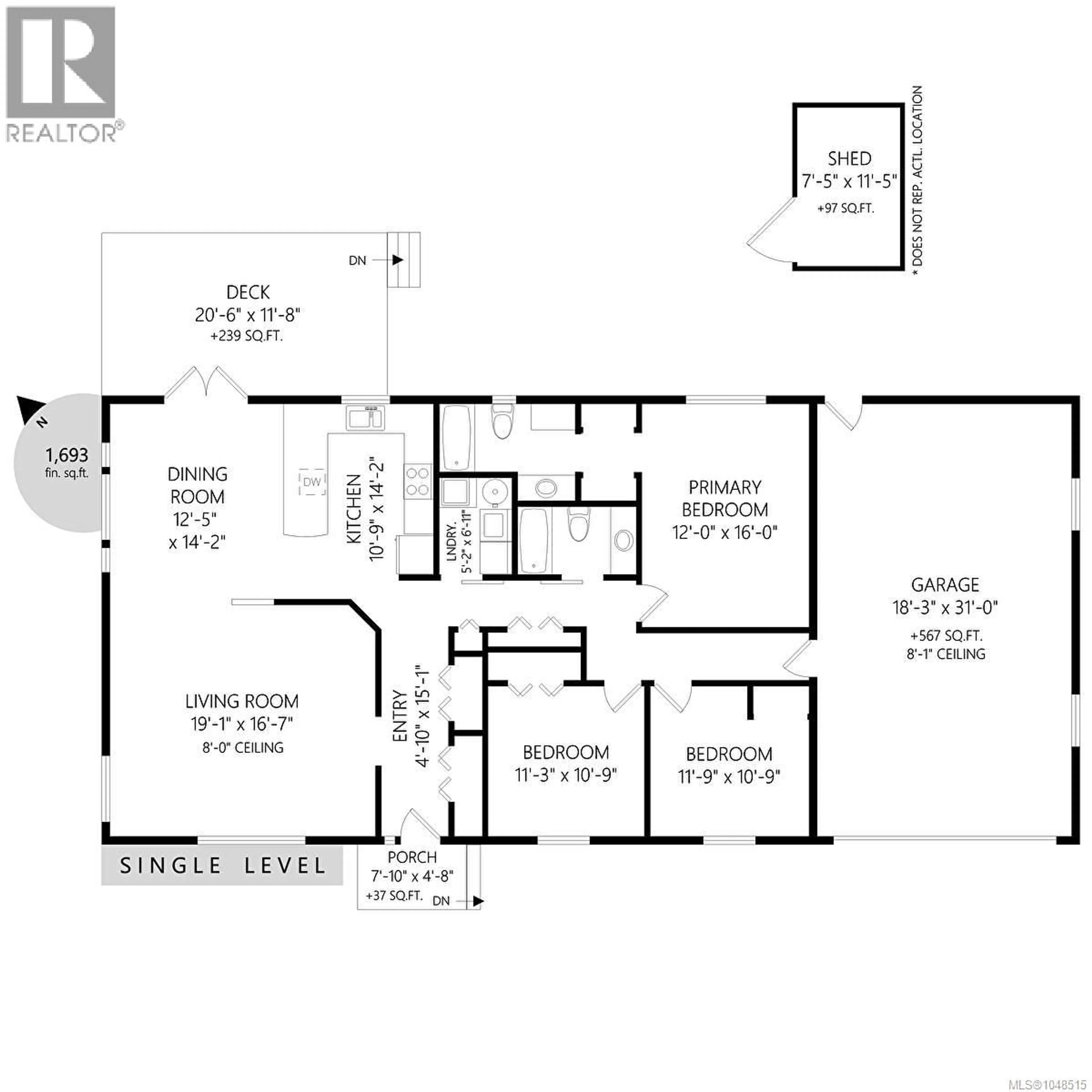 Floor plan for 6333 HIGHWOOD DRIVE, Duncan British Columbia V9L5R3