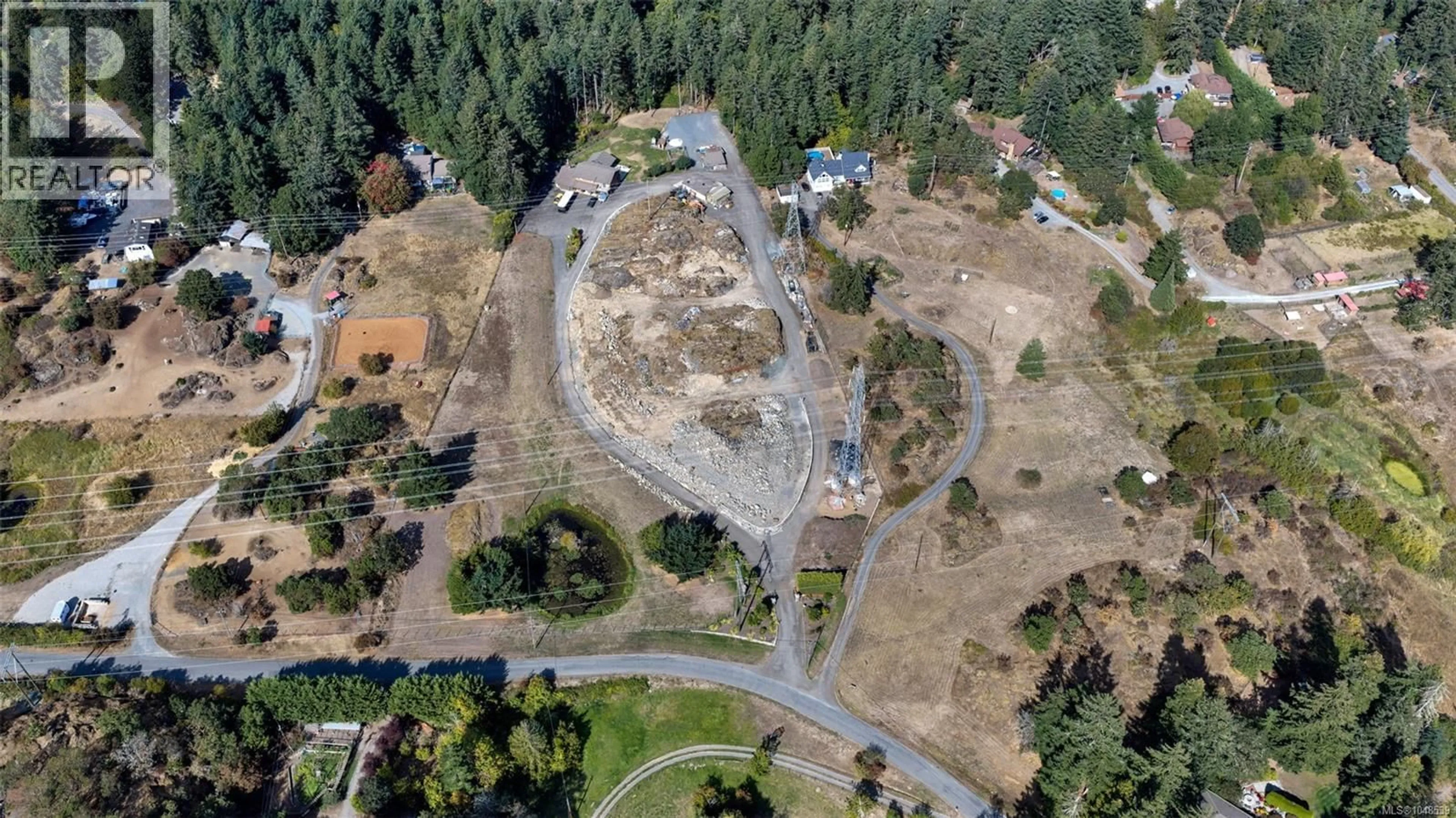 A pic from outside/outdoor area/front of a property/back of a property/a pic from drone, street for 330 HECTOR ROAD, Saanich British Columbia V9E2C3
