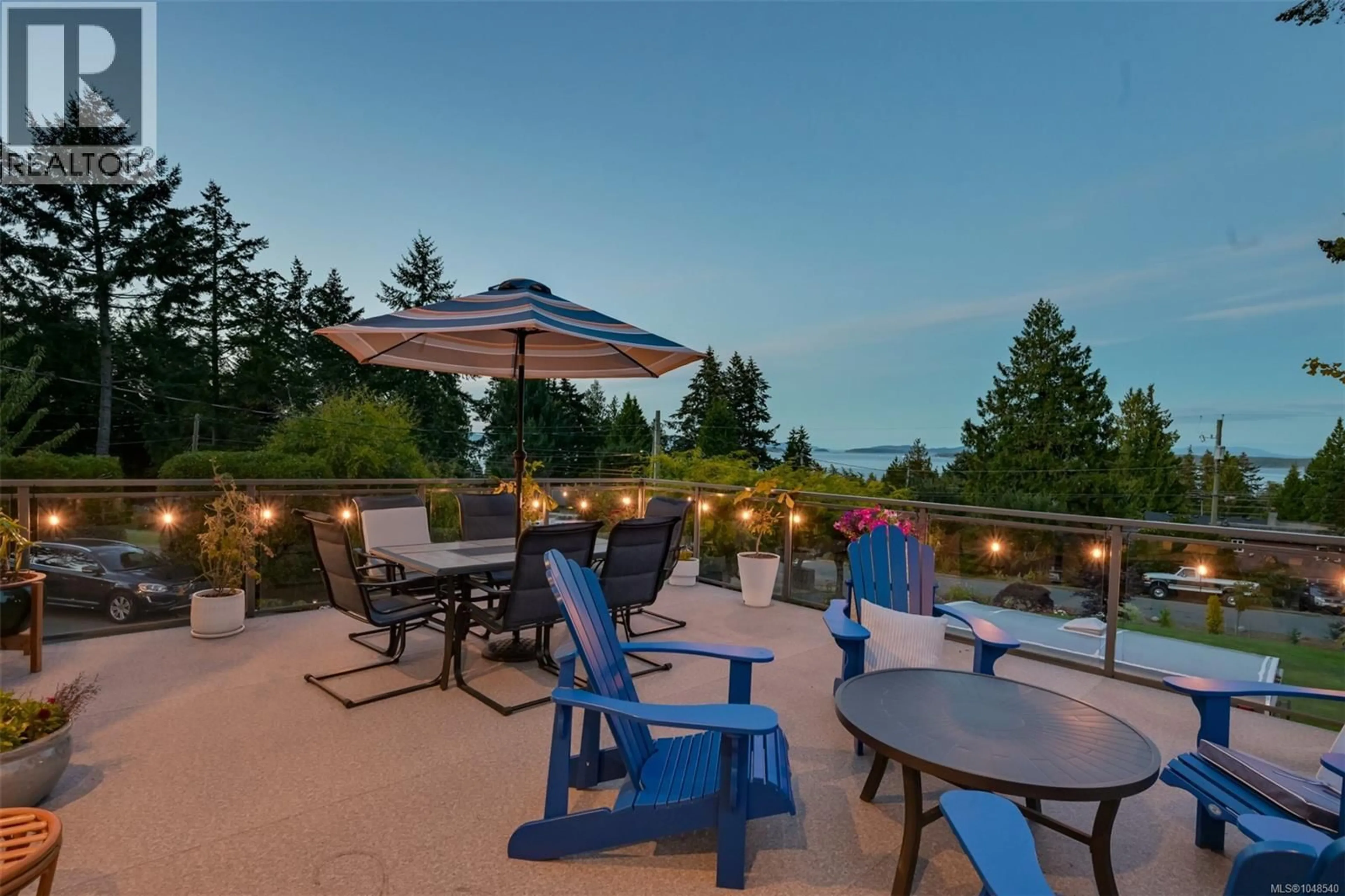 Patio, water/lake/river/ocean view for 8566 MOXON TERRACE, North Saanich British Columbia V8L1K6