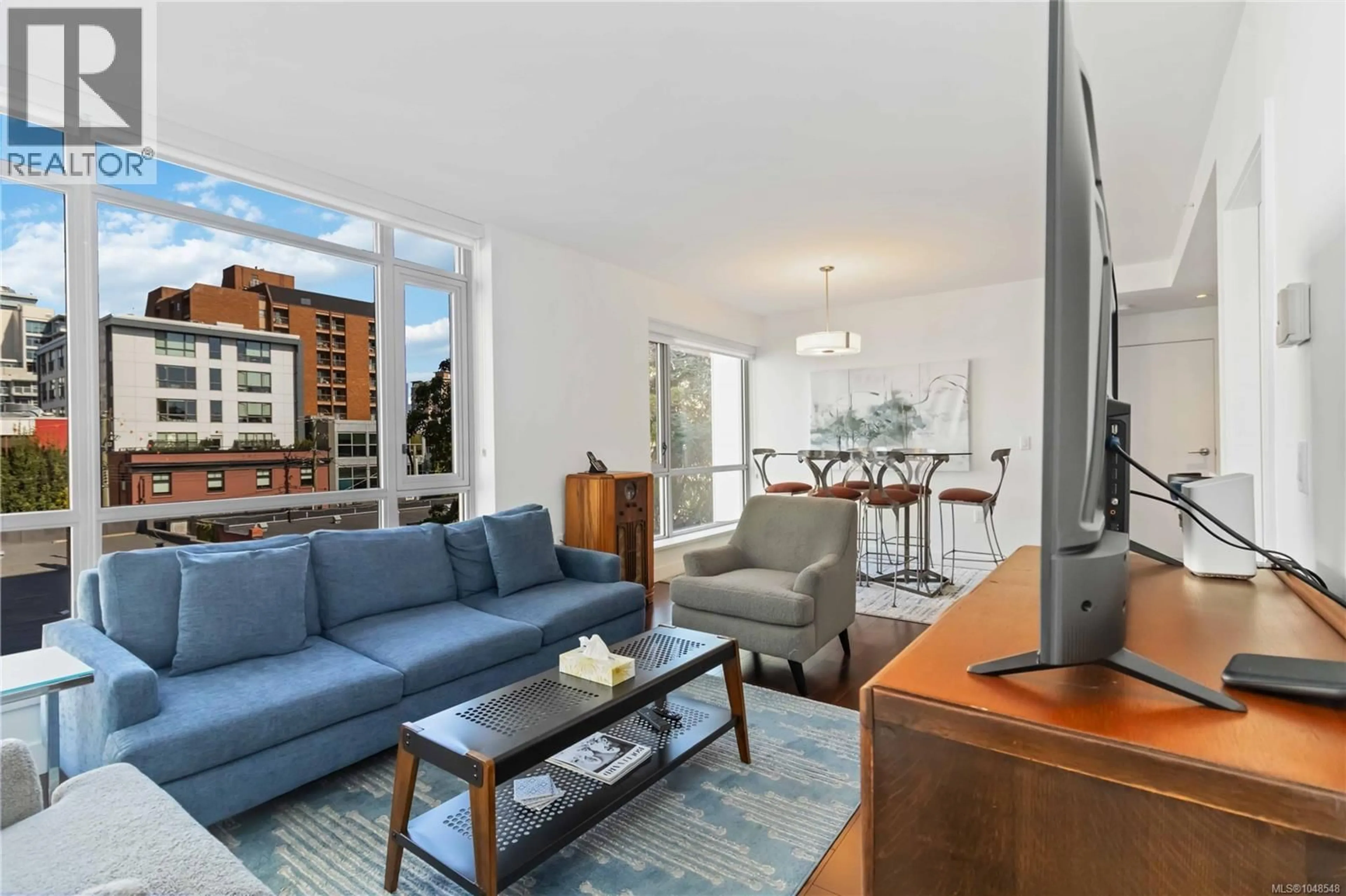 Living room with furniture, unknown for 302 - 838 BROUGHTON STREET, Victoria British Columbia V8W1E4