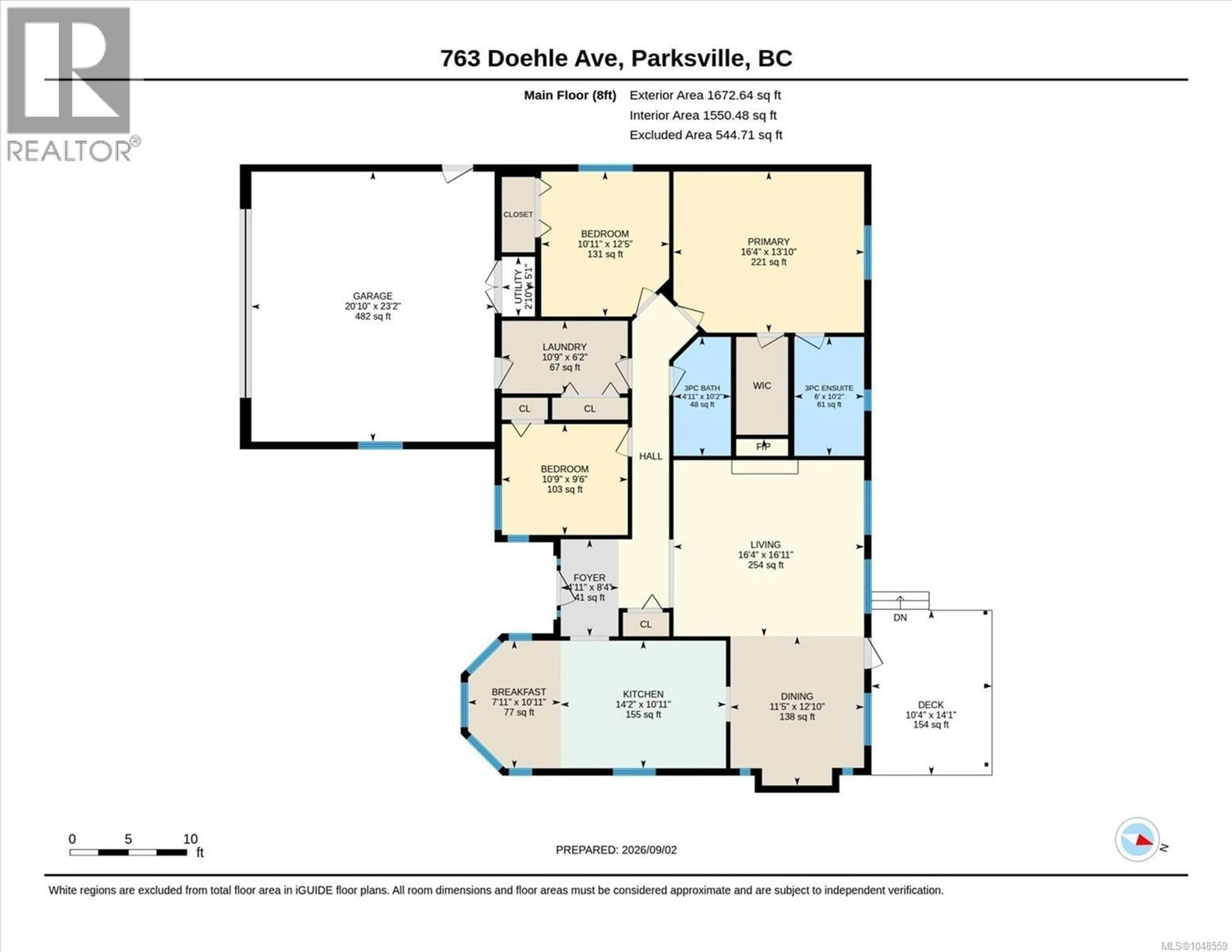 Floor plan for 763 DOEHLE AVENUE, Parksville British Columbia V9P2V1