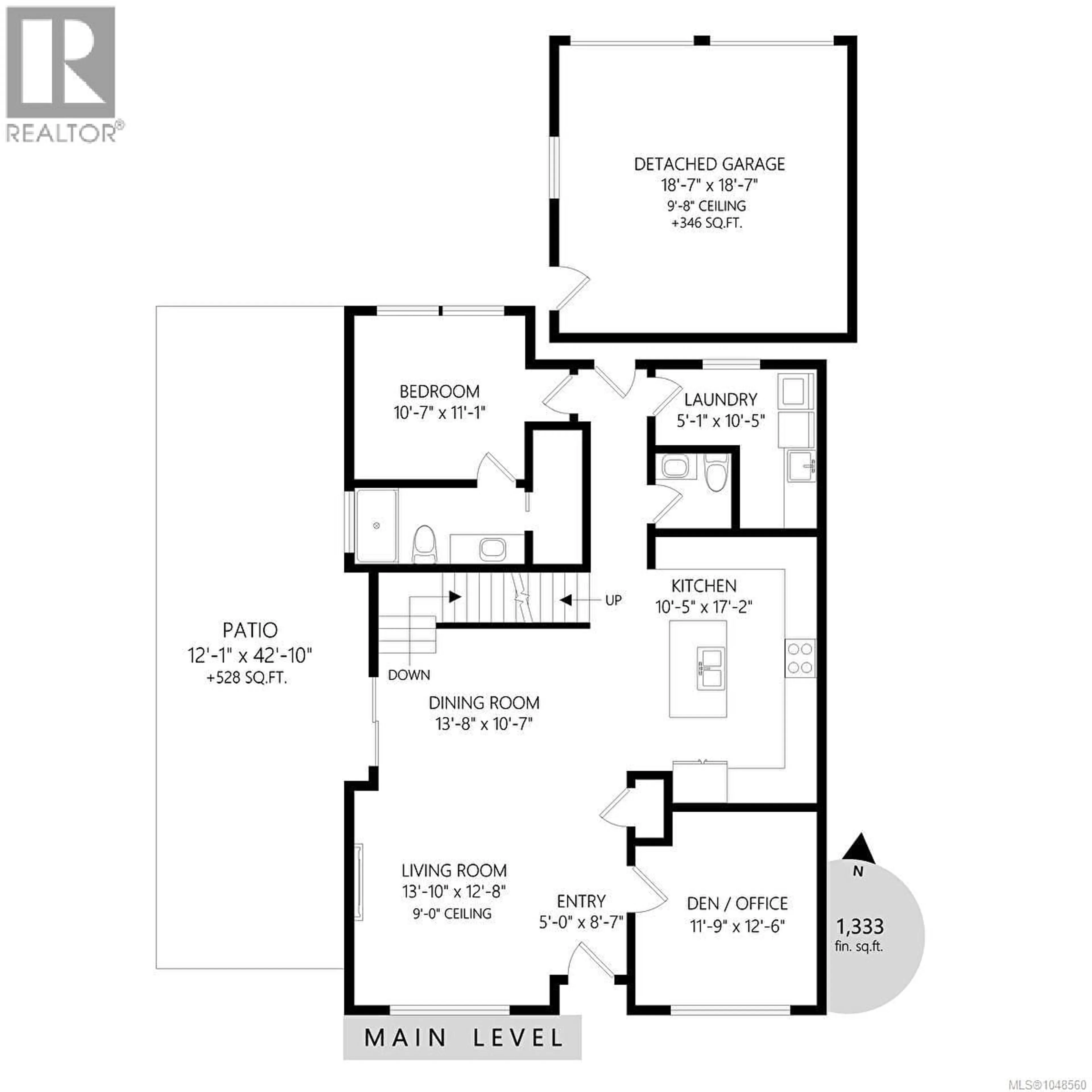 Floor plan for 909 BANK STREET, Victoria British Columbia V8S4B1